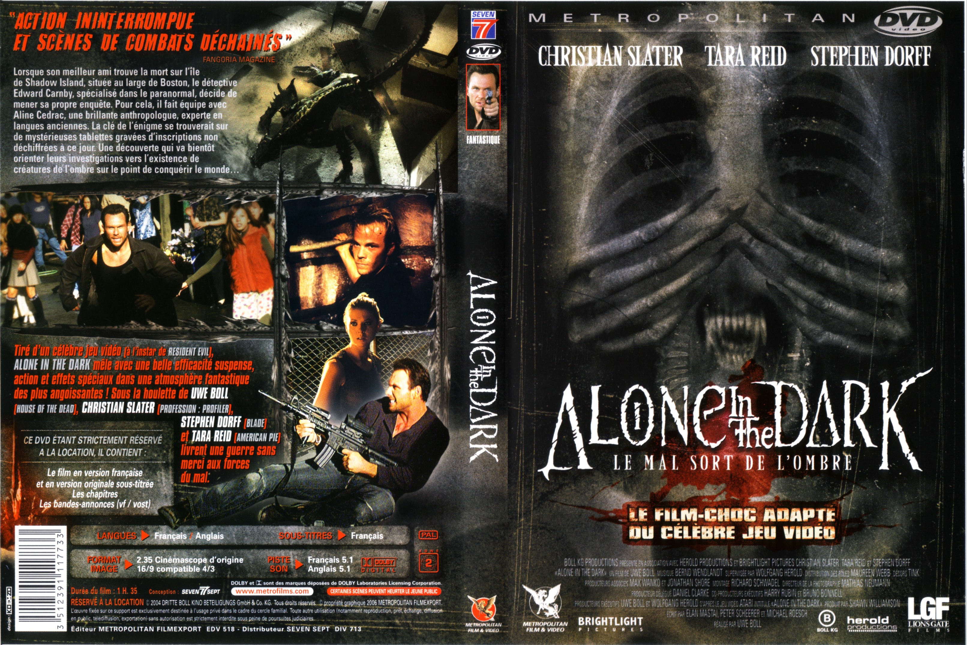 Jaquette DVD Alone in the dark