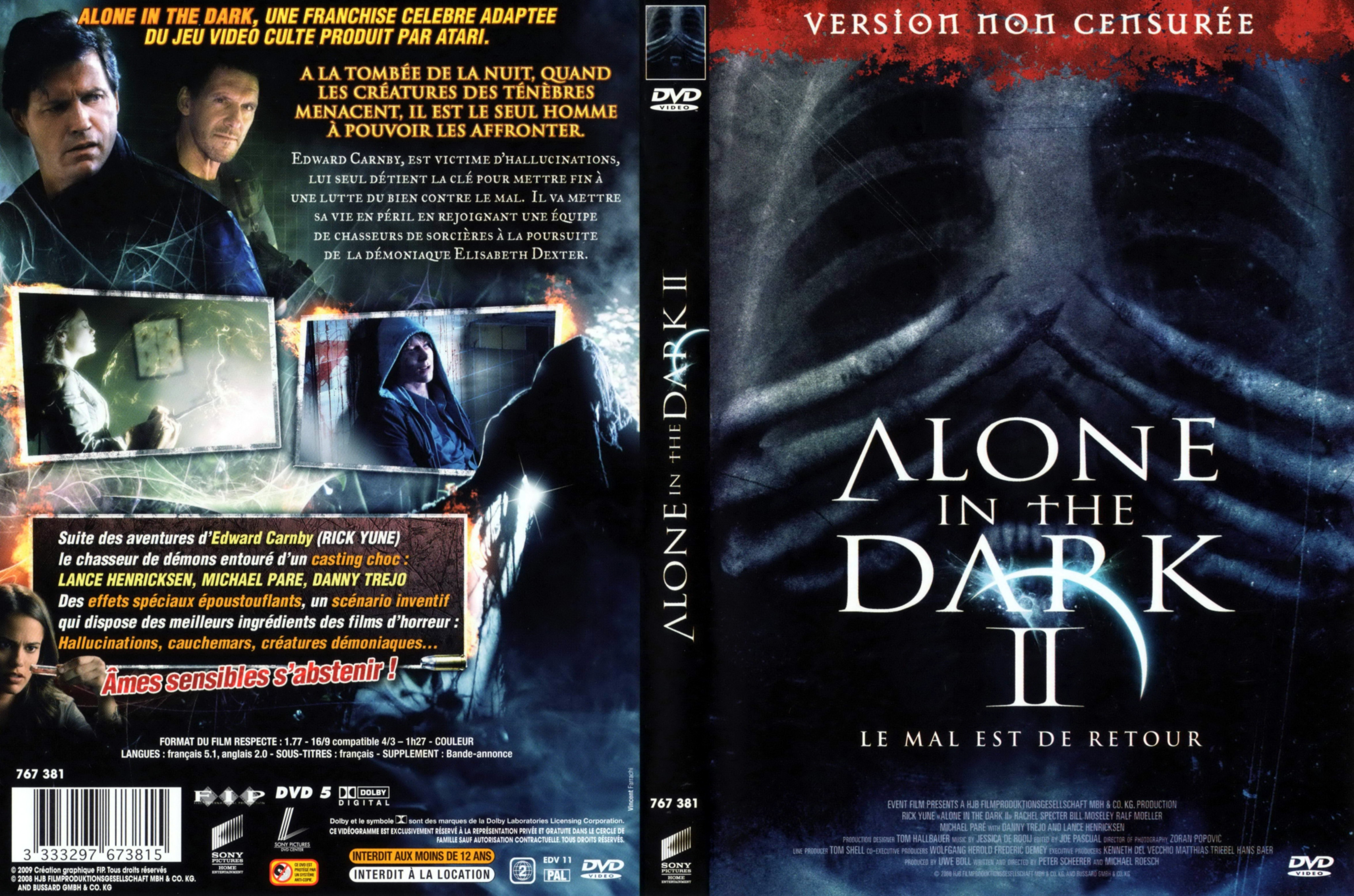 Jaquette DVD Alone in the dark 2