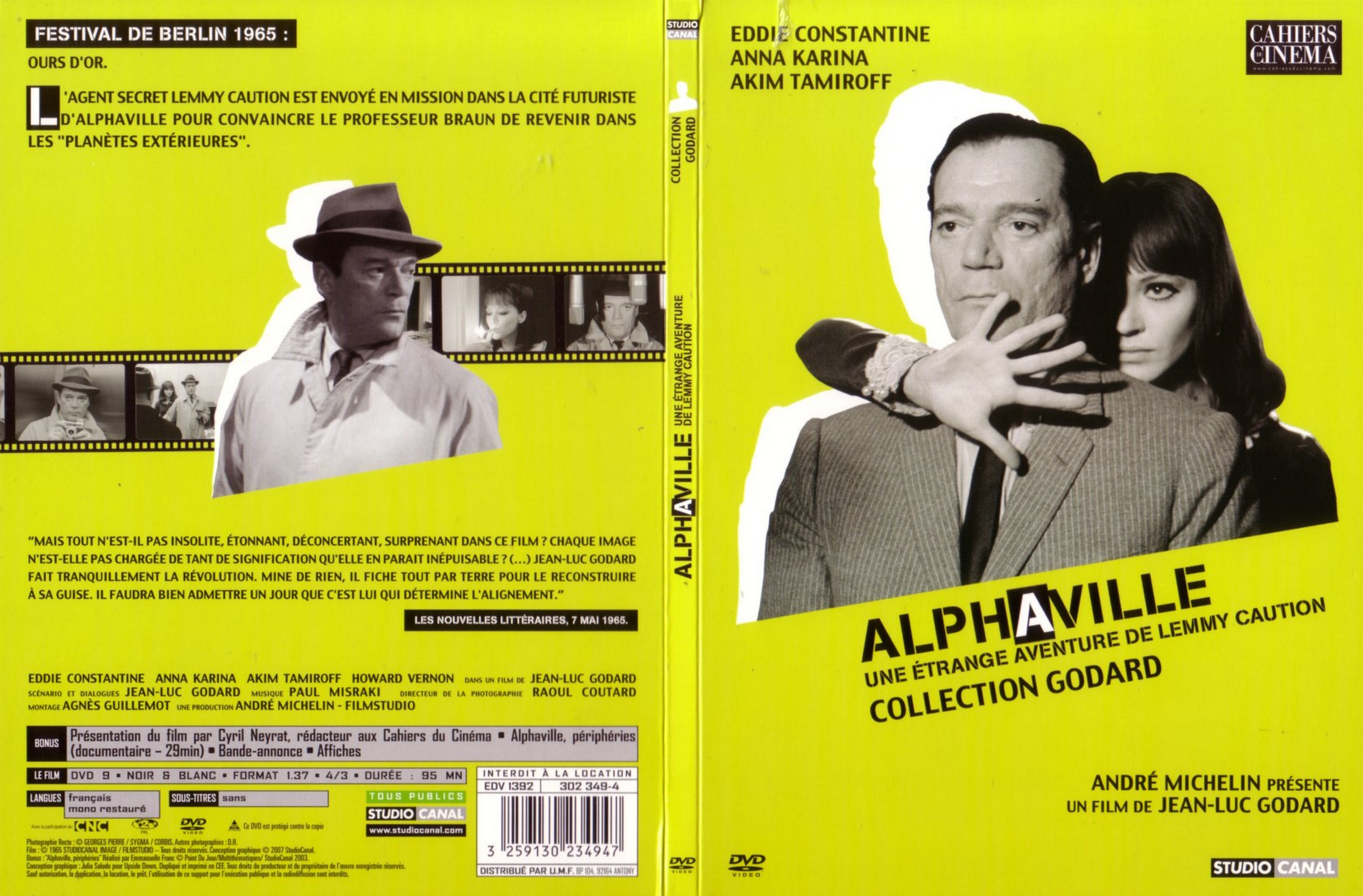 Jaquette DVD Alphaville