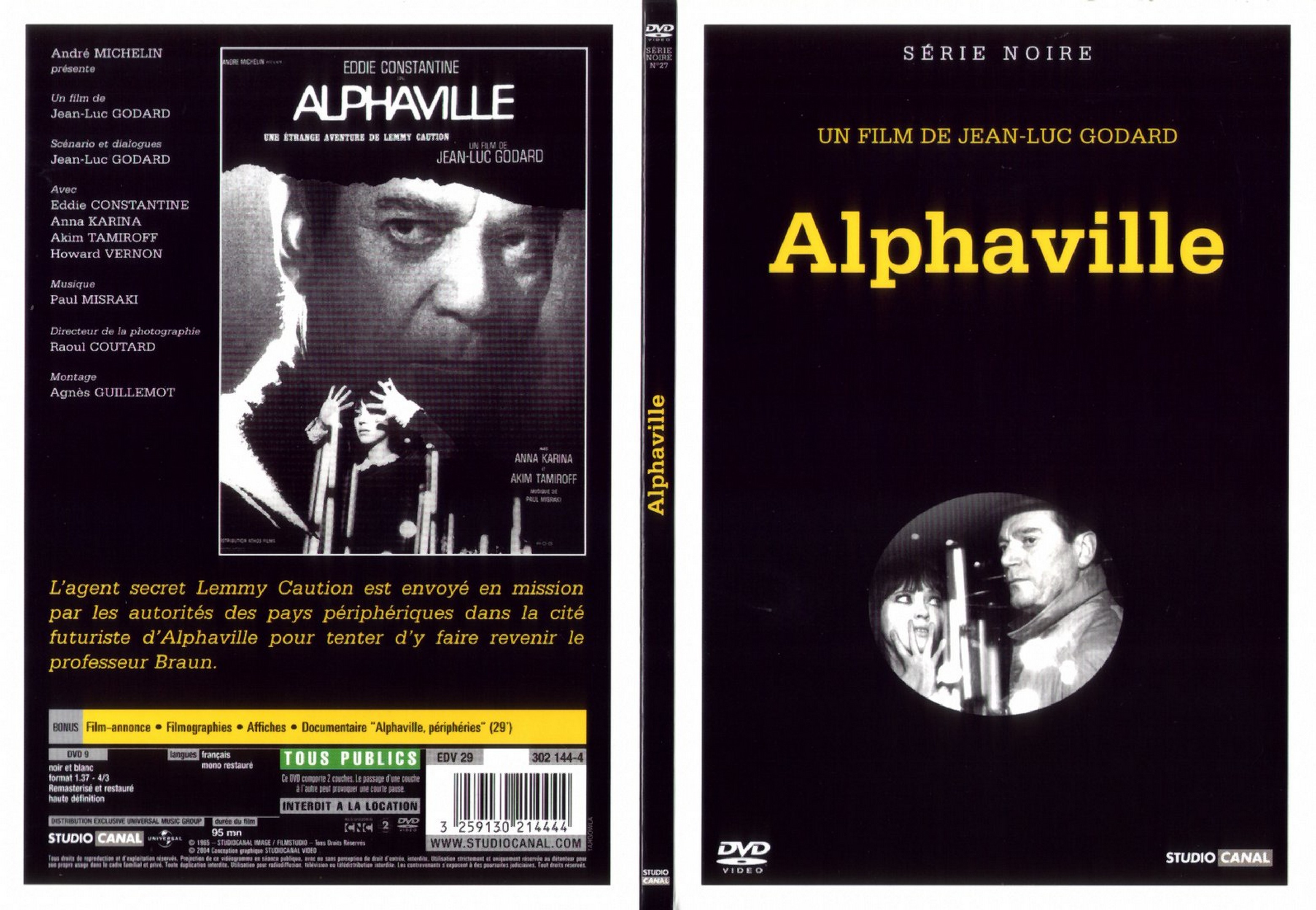 Jaquette DVD Alphaville v2