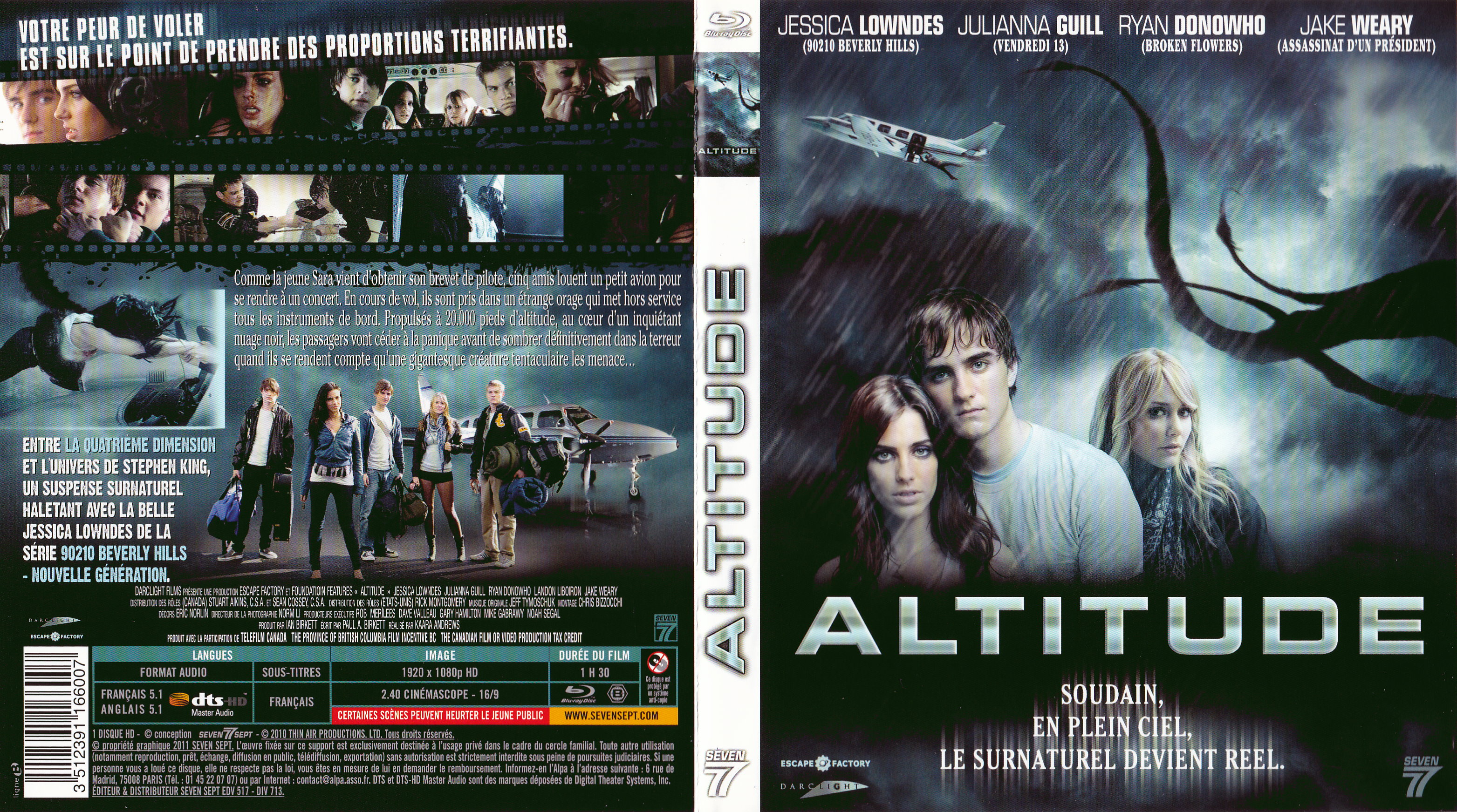 Jaquette DVD Altitude (BLU-RAY)