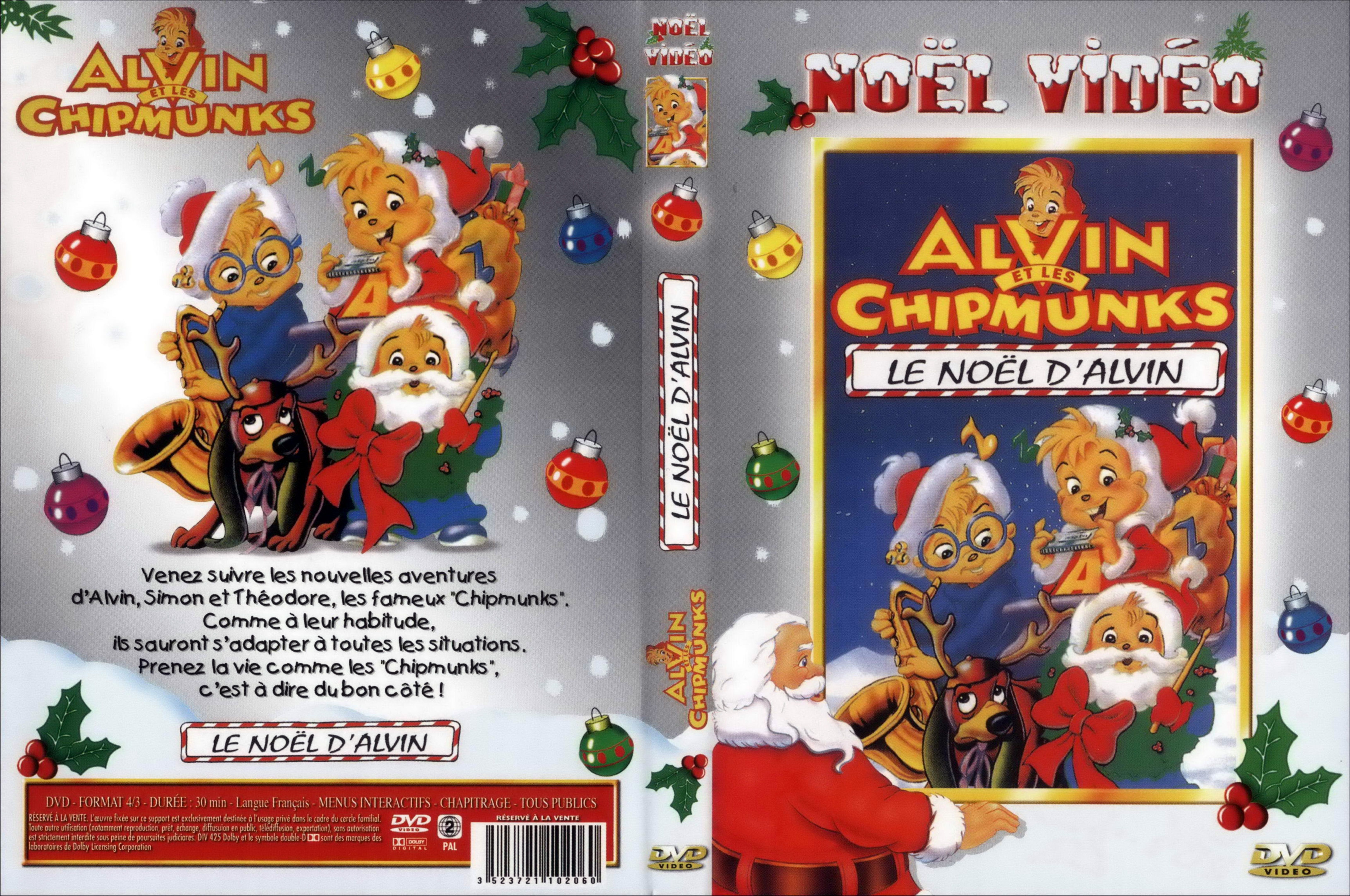 Jaquette DVD Alvin et les chipmunks - Le Noel d