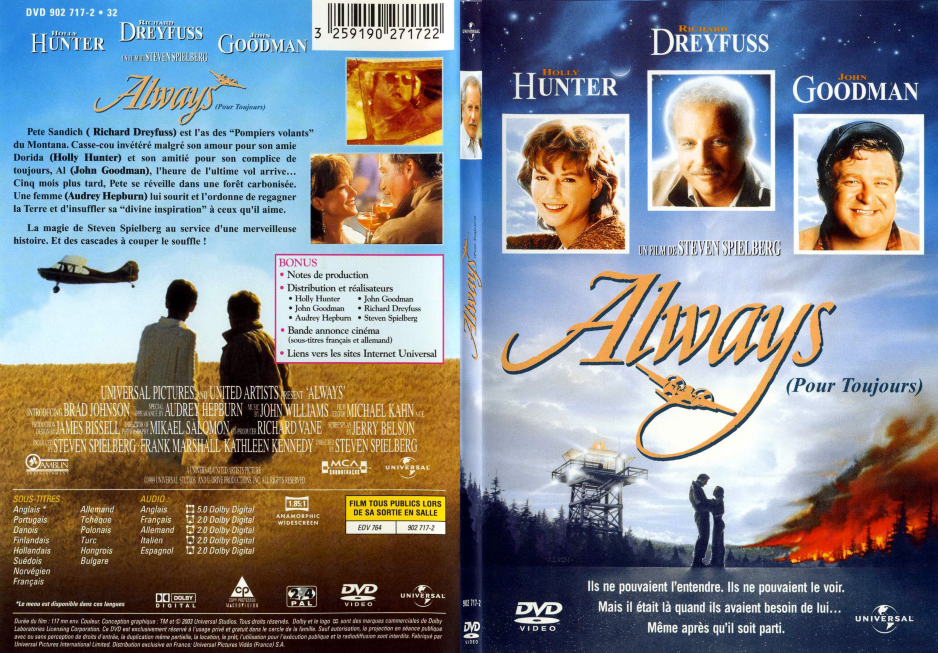 Jaquette DVD Always - SLIM