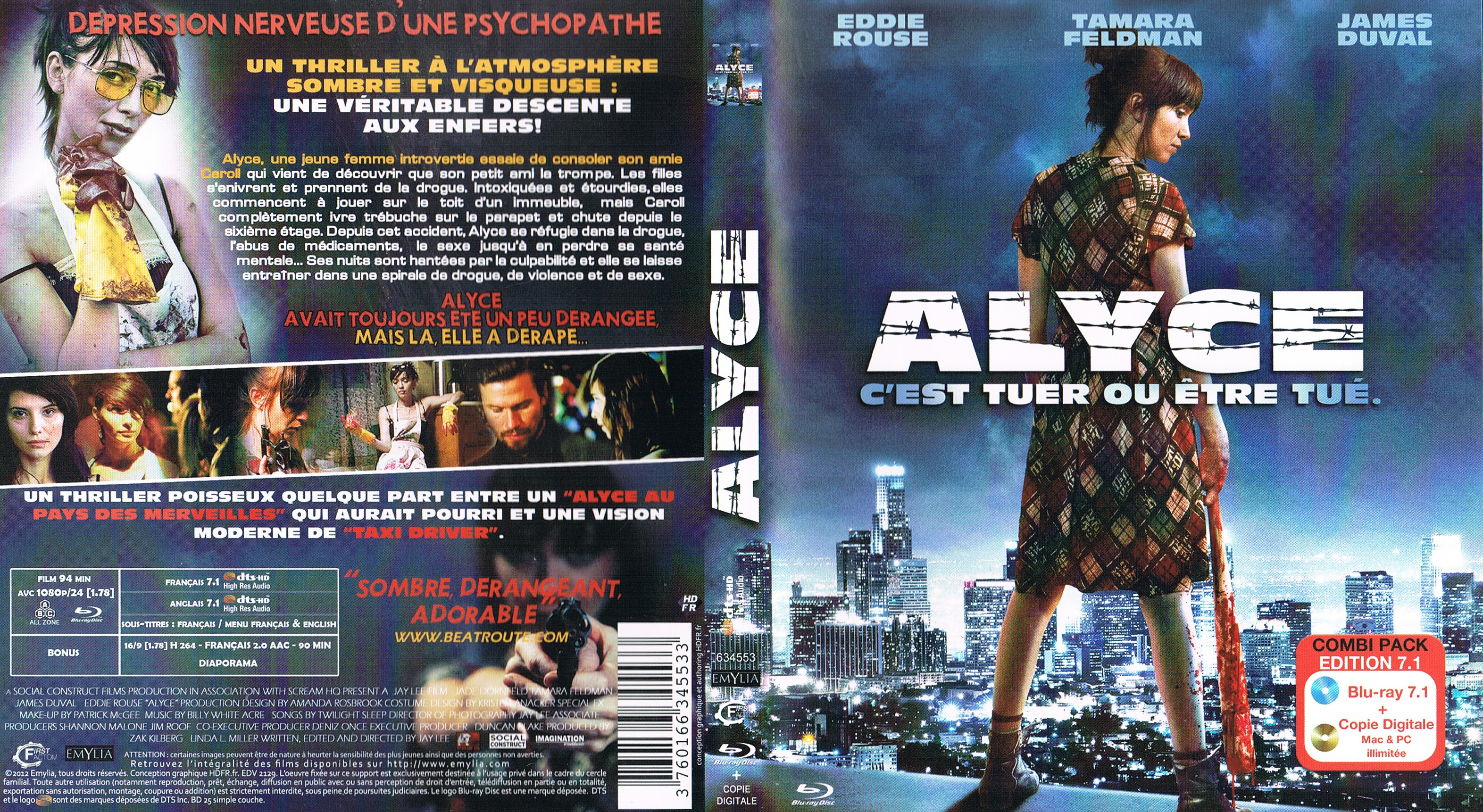 Jaquette DVD Alyce (BLU-RAY)