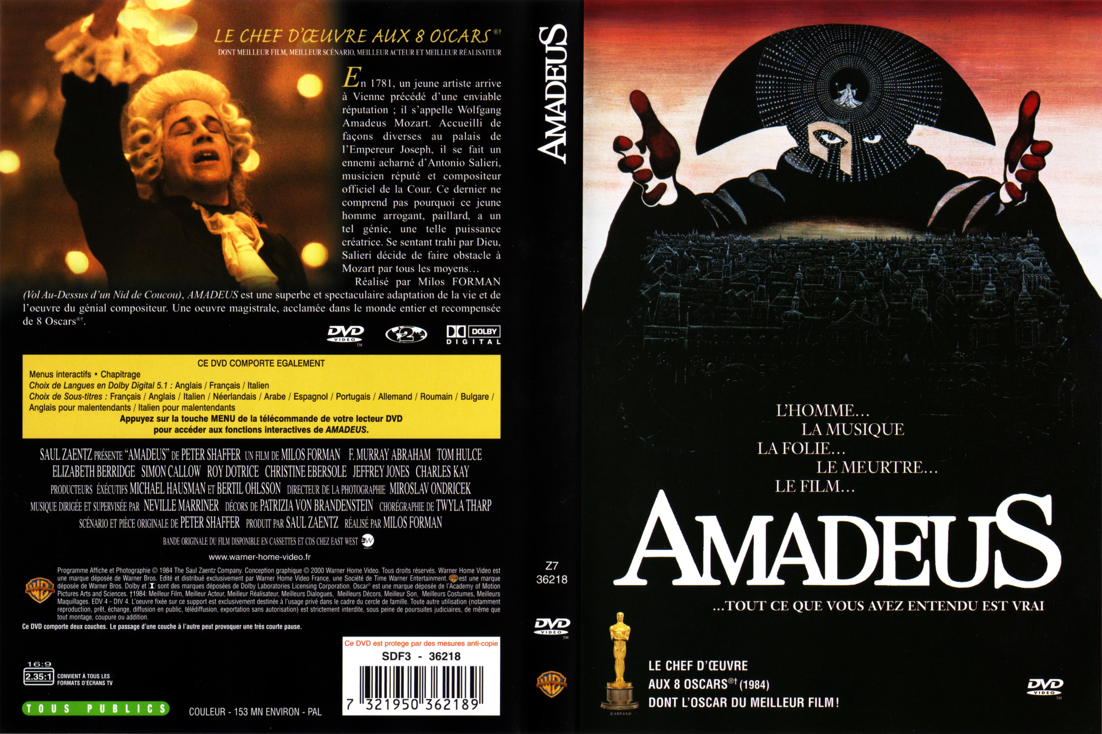 Jaquette DVD Amadeus