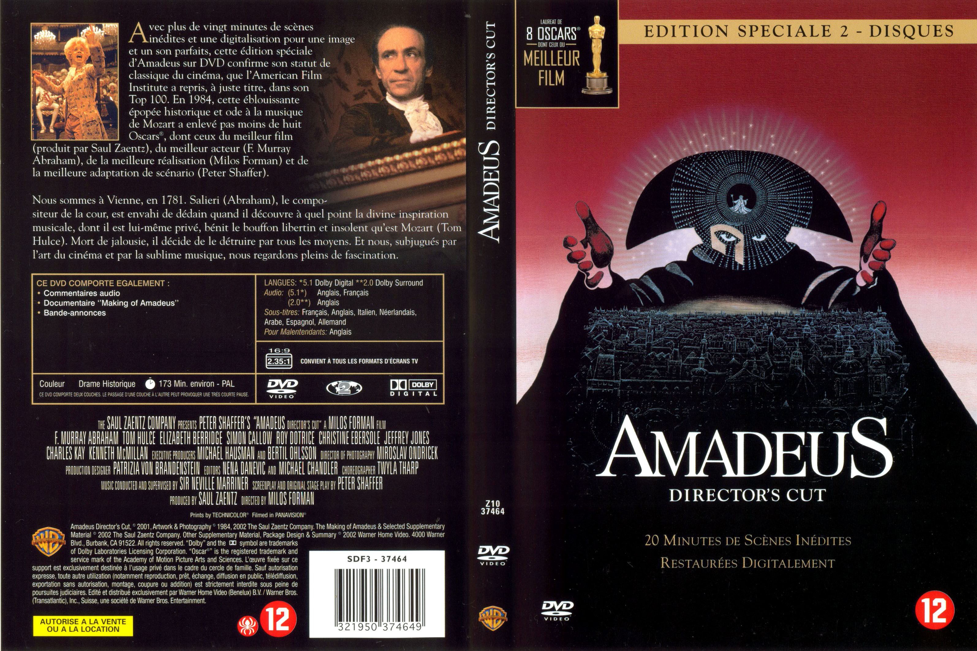 Jaquette DVD Amadeus v2