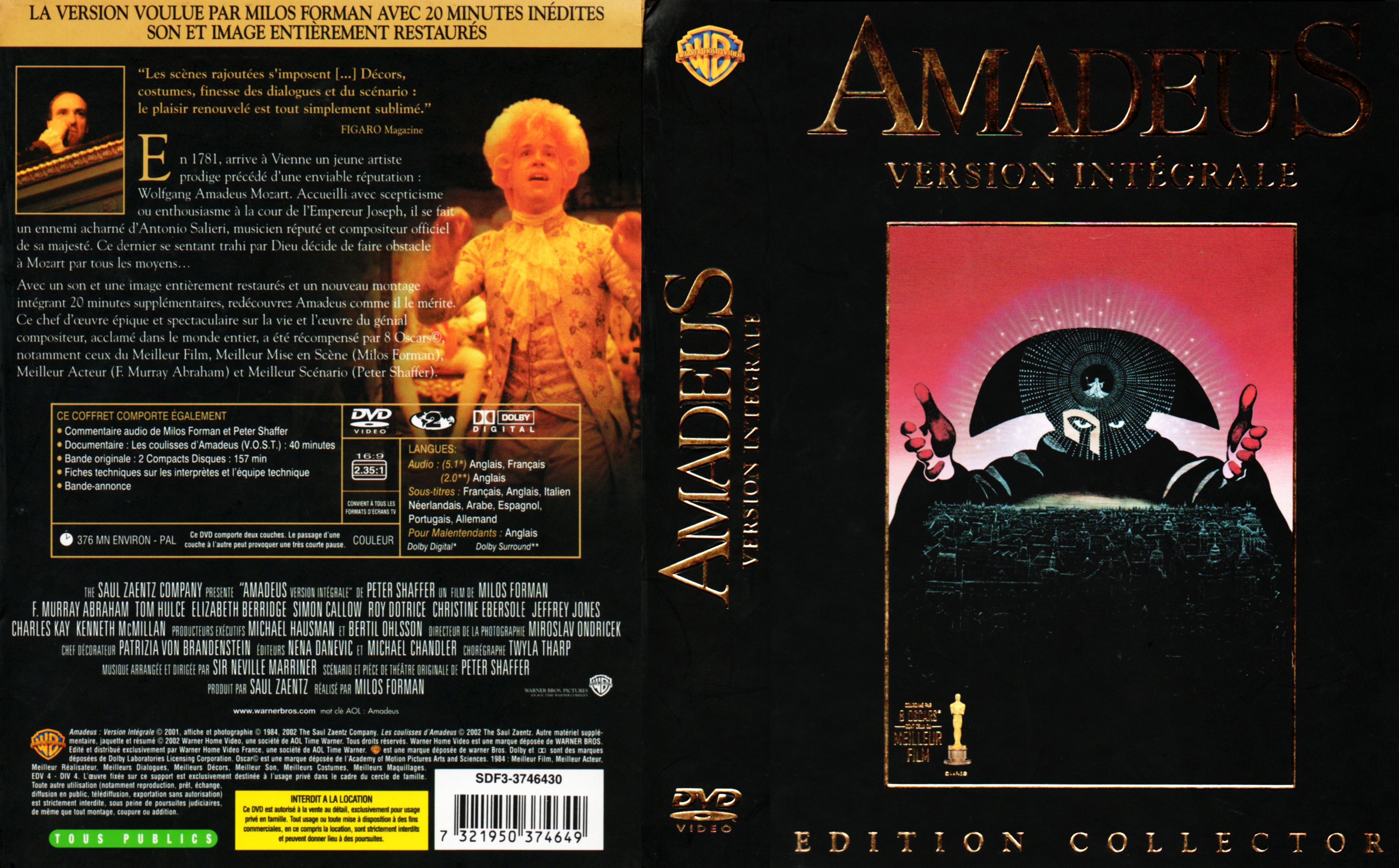 Jaquette DVD Amadeus v3