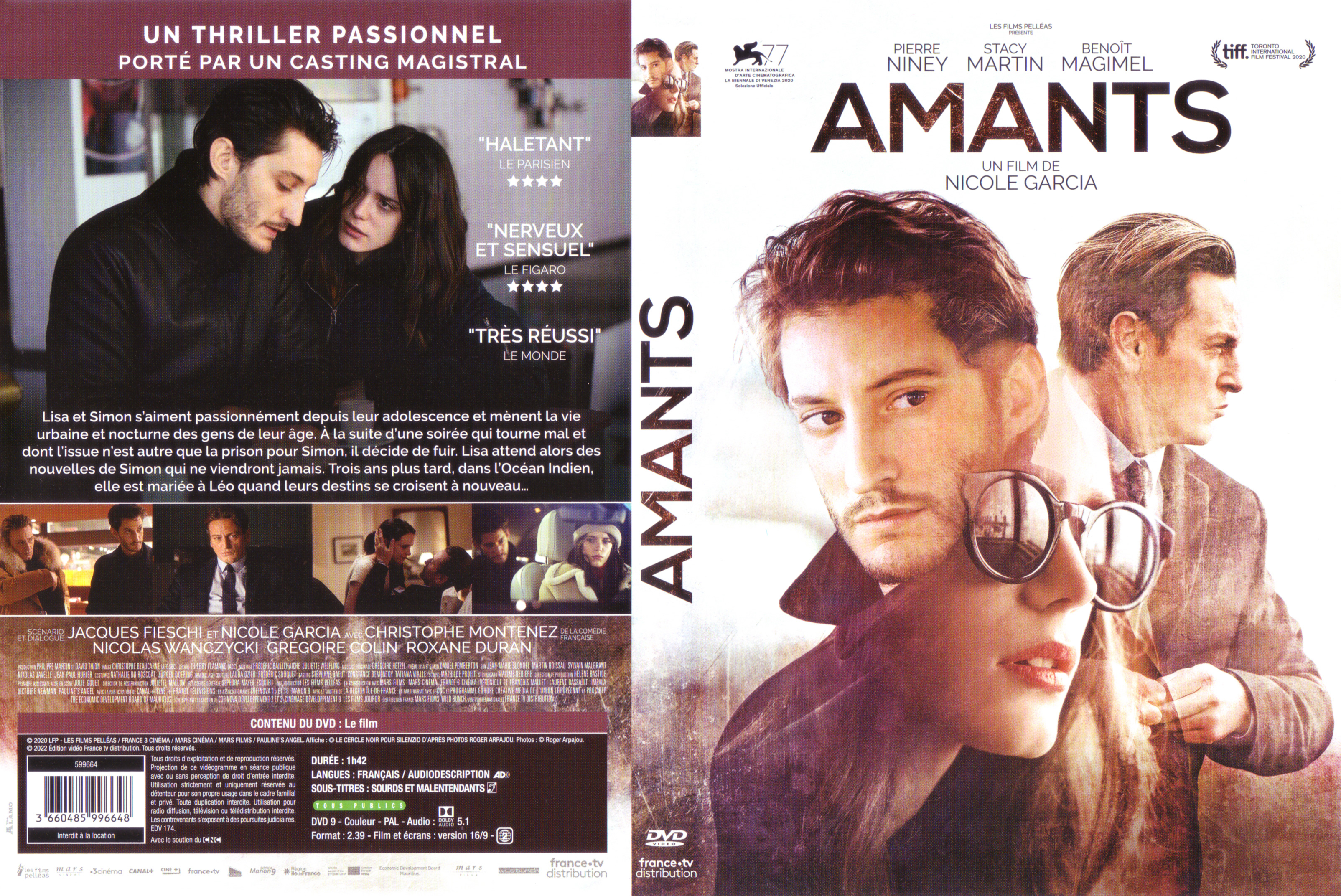 Jaquette DVD Amants