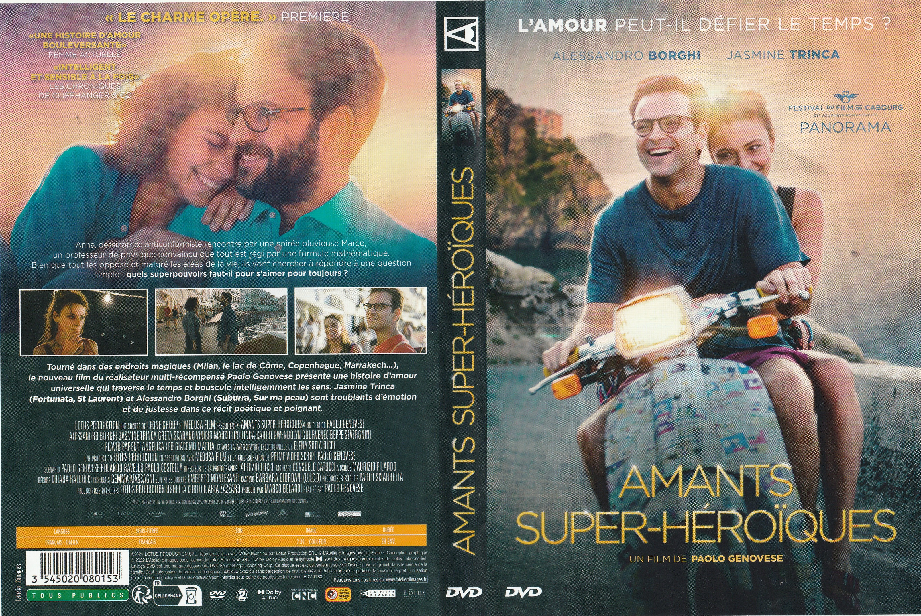 Jaquette DVD Amants super-hroiques