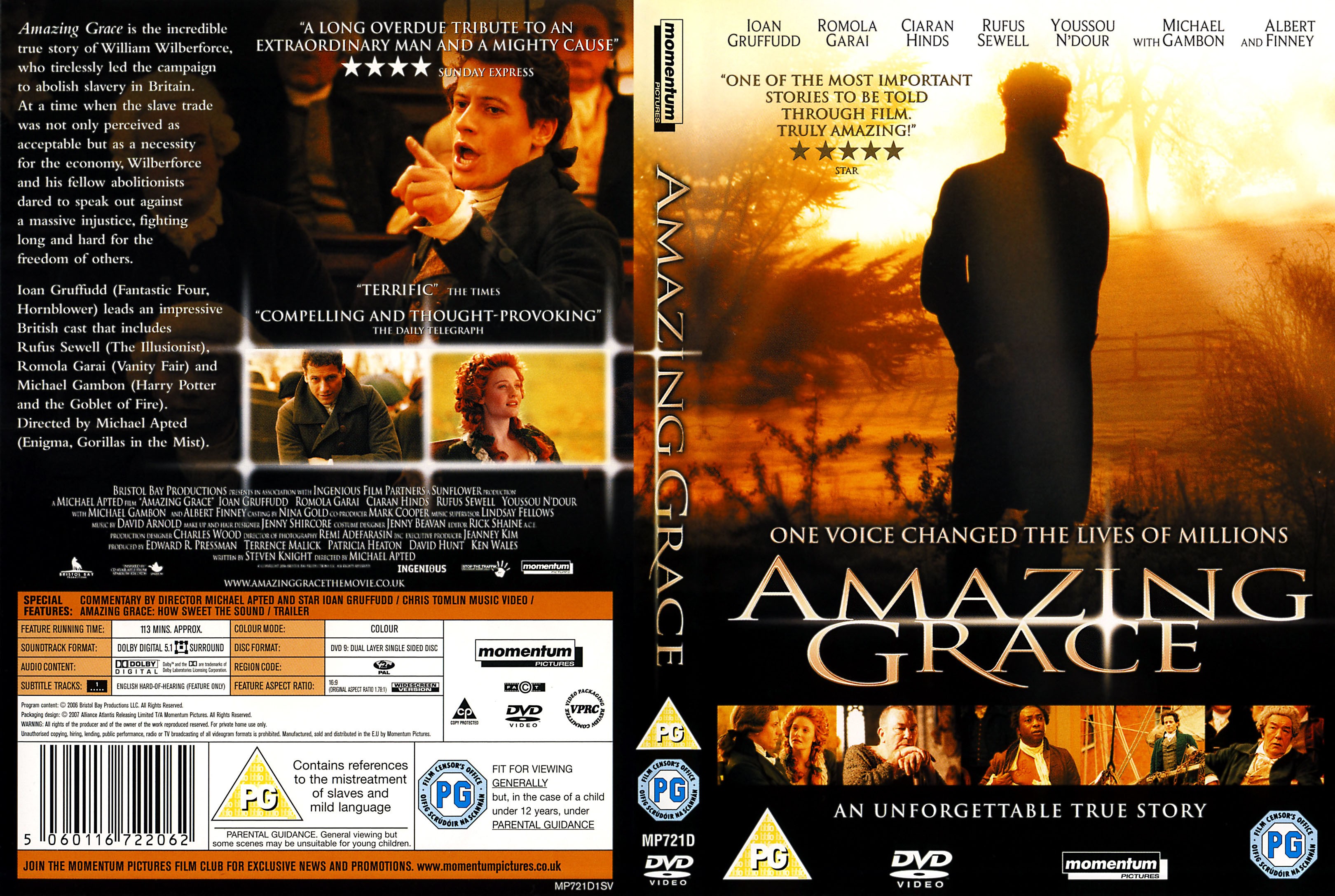 Jaquette DVD Amazing Grace Zone 1