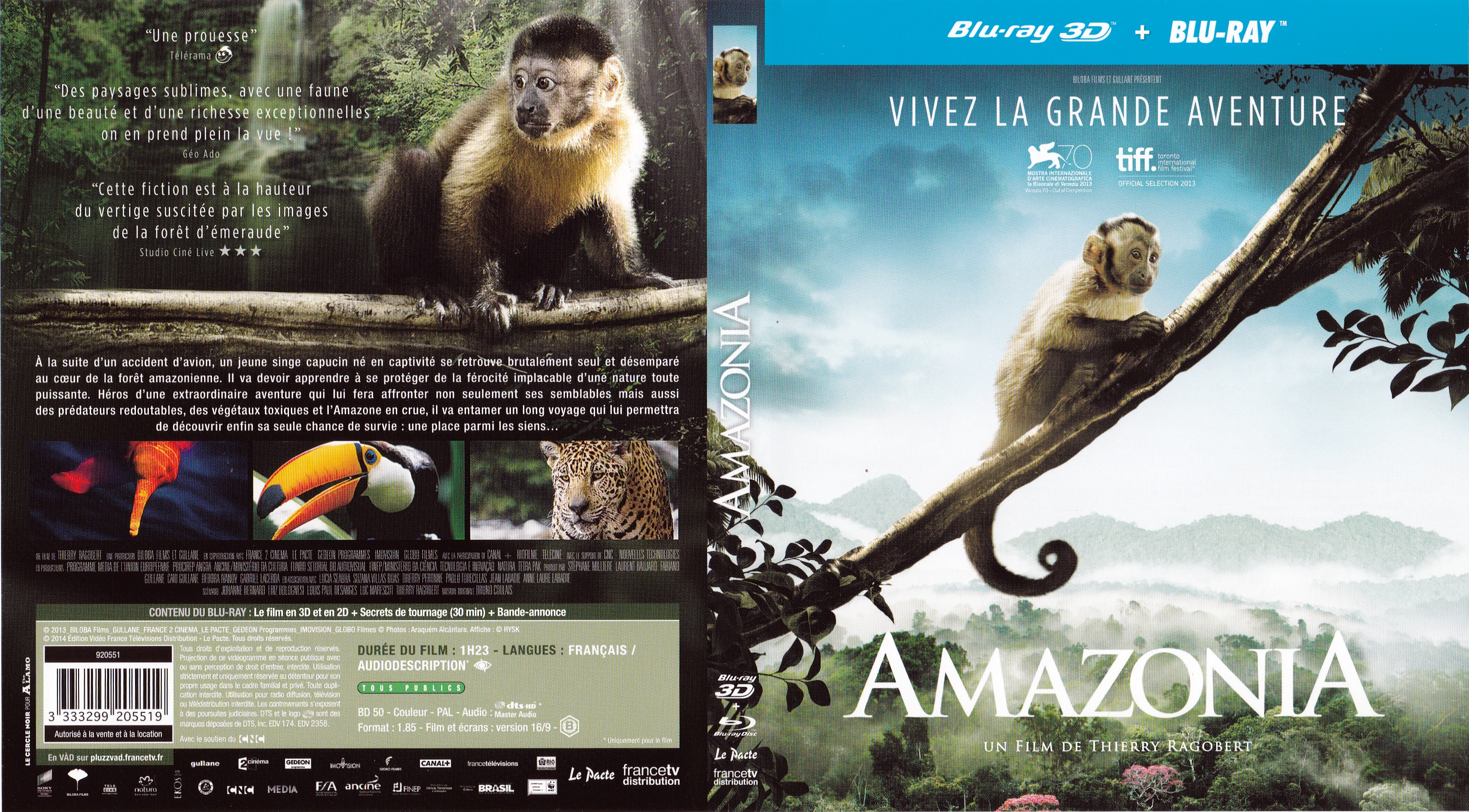 Jaquette DVD Amazonia (BLU-RAY)