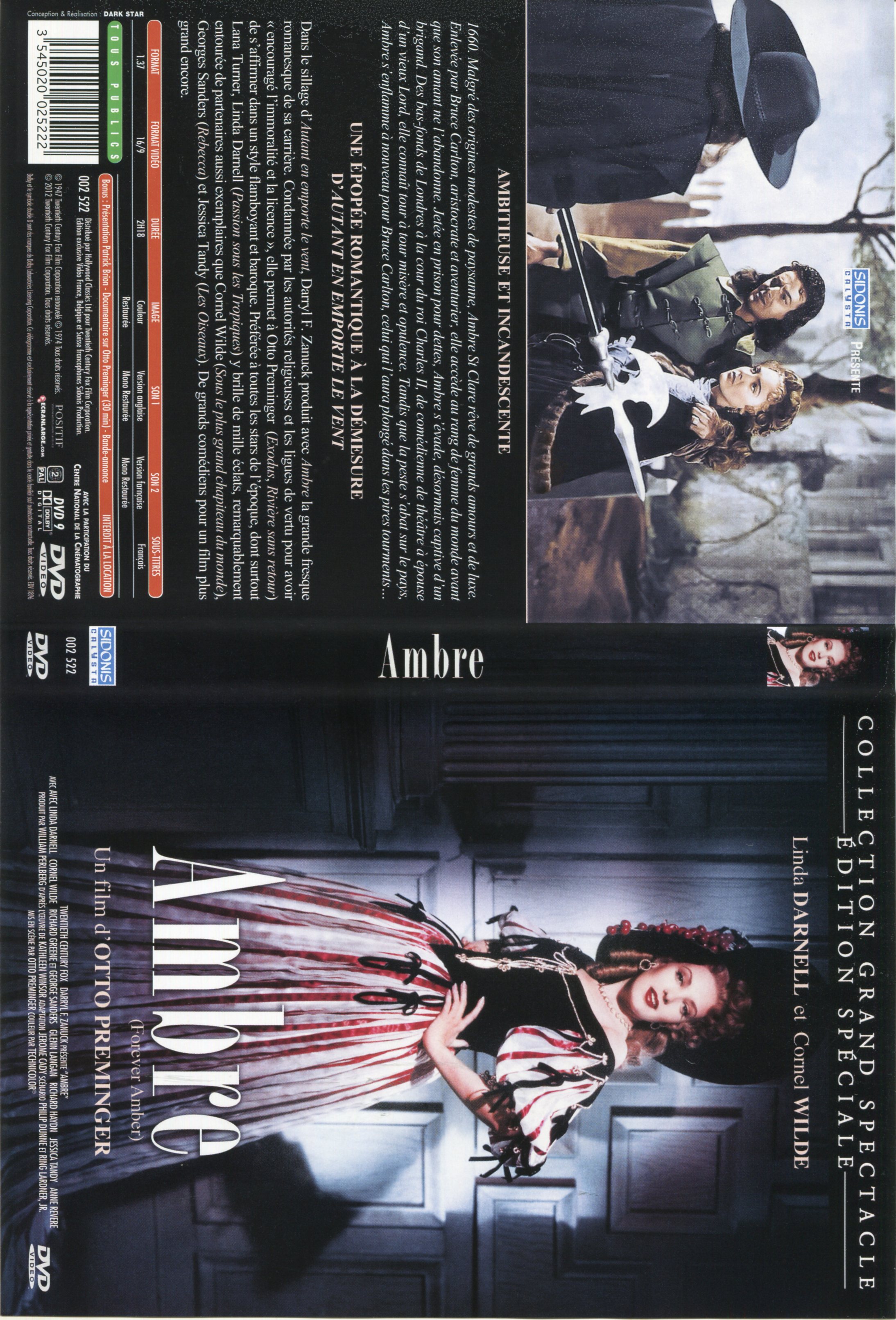 Jaquette DVD Ambre
