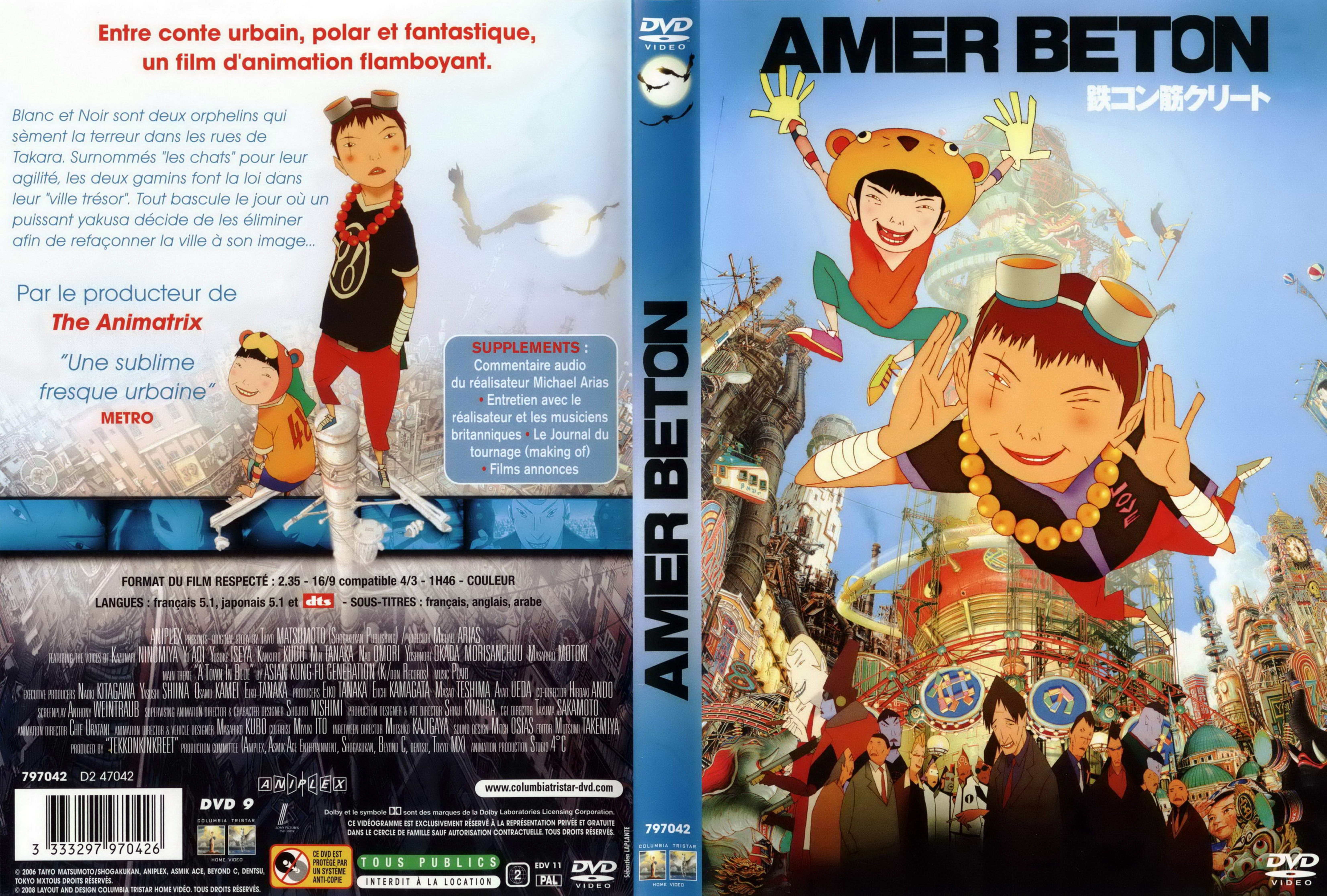 Jaquette DVD Amer beton