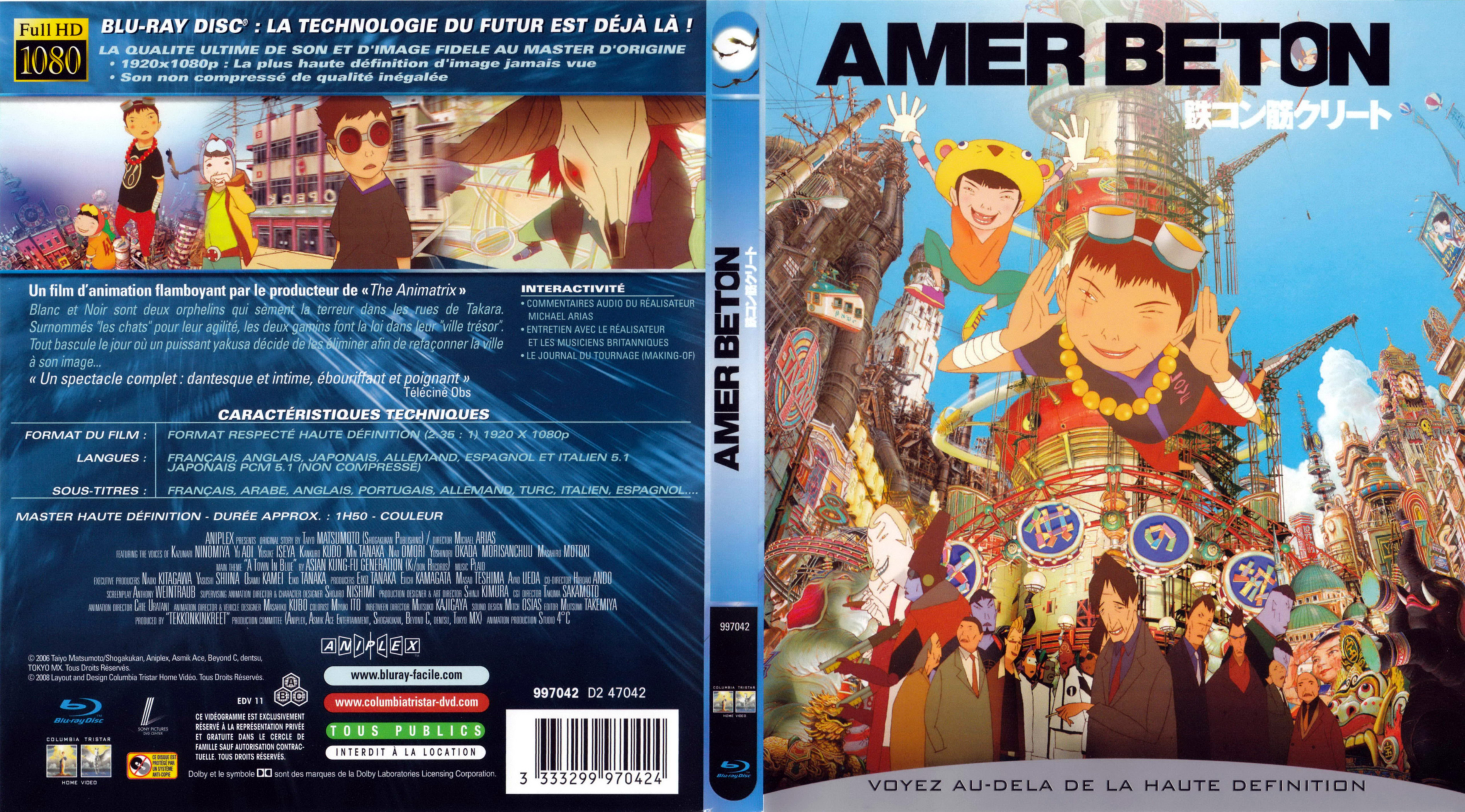 Jaquette DVD Amer beton (BLU-RAY)