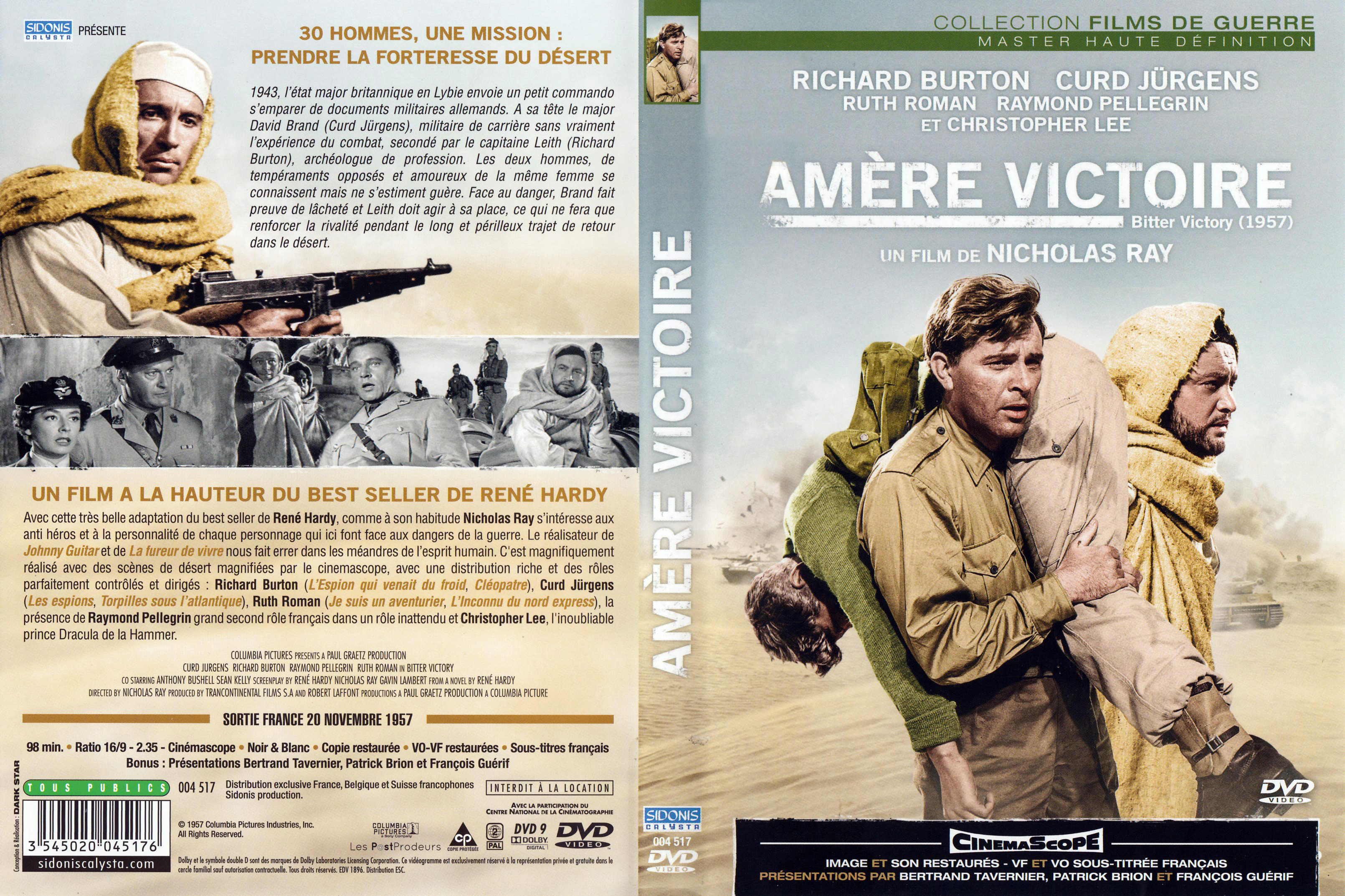 Jaquette DVD Amere Victoire