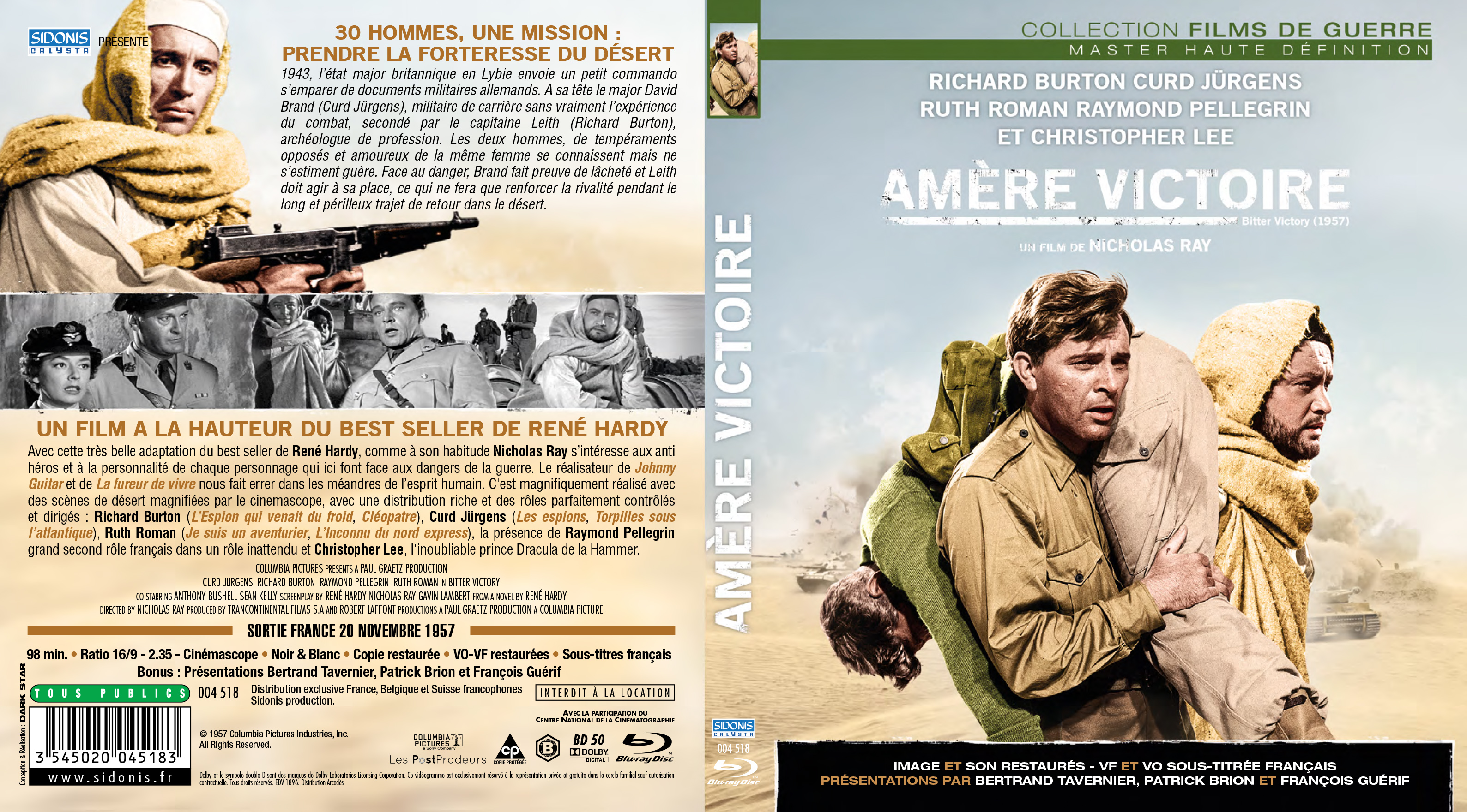 Jaquette DVD Amre victoire (BLU-RAY)