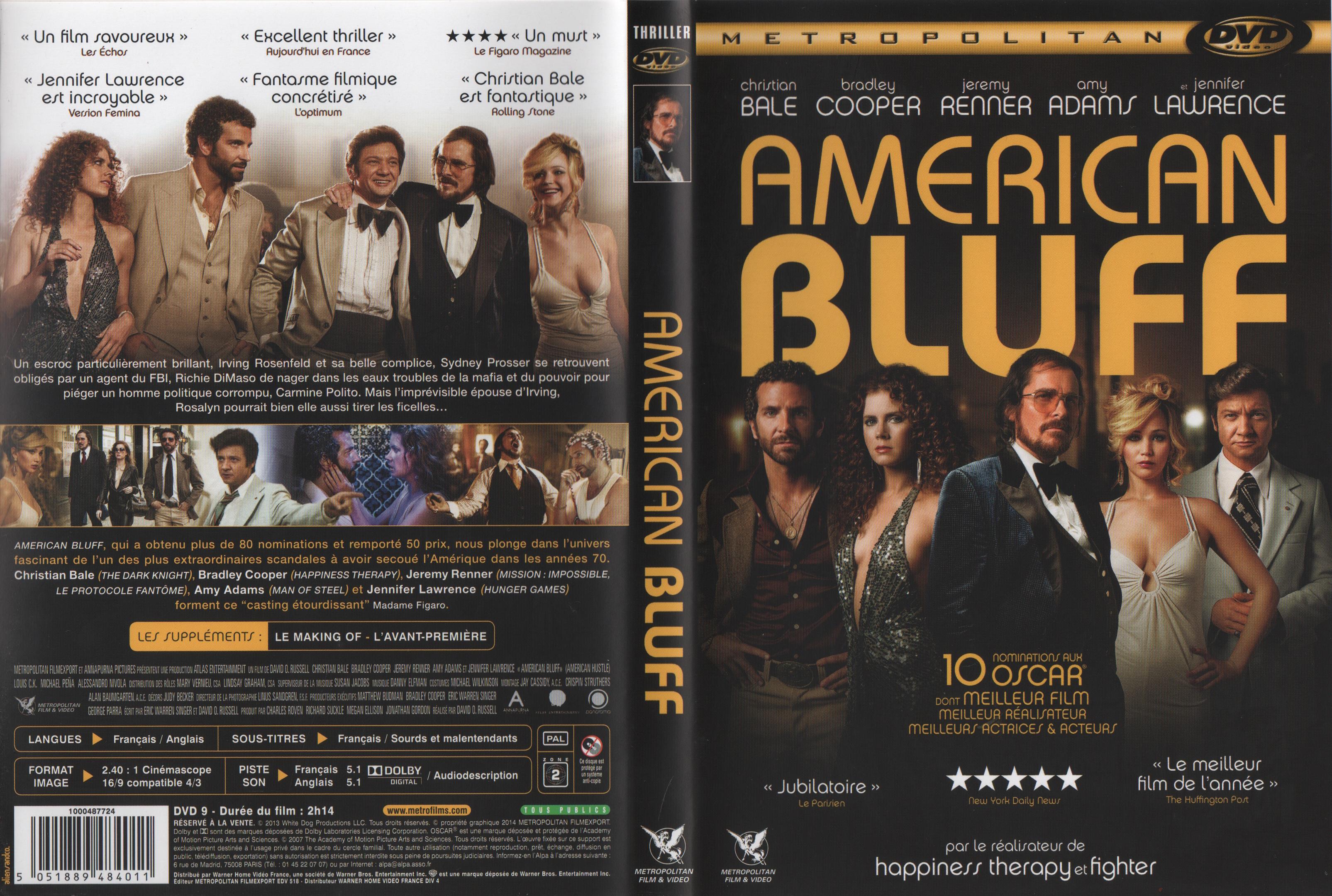 Jaquette DVD American Bluff