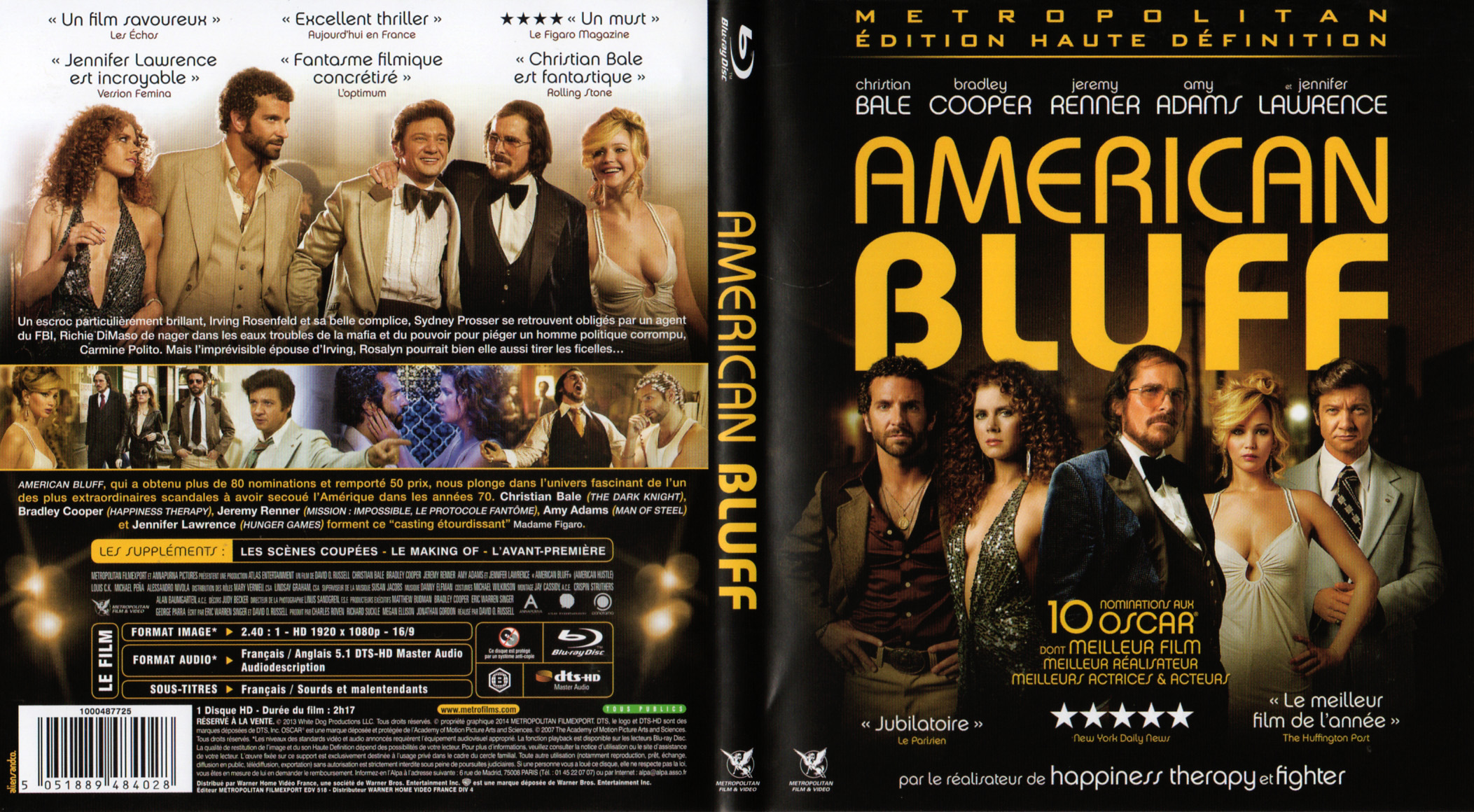 Jaquette DVD American Bluff (BLU-RAY)