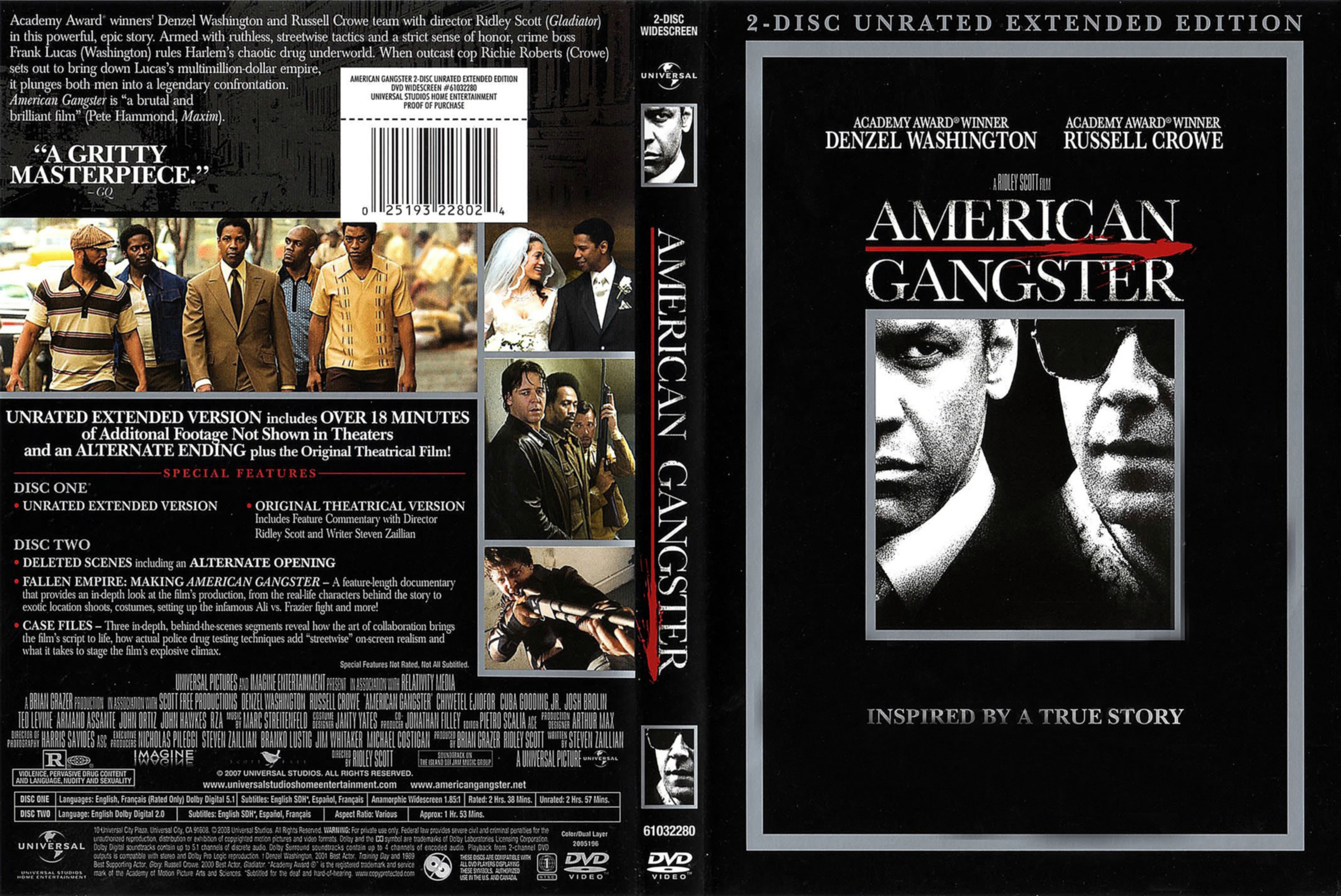 Jaquette DVD American Gangster Zone 1