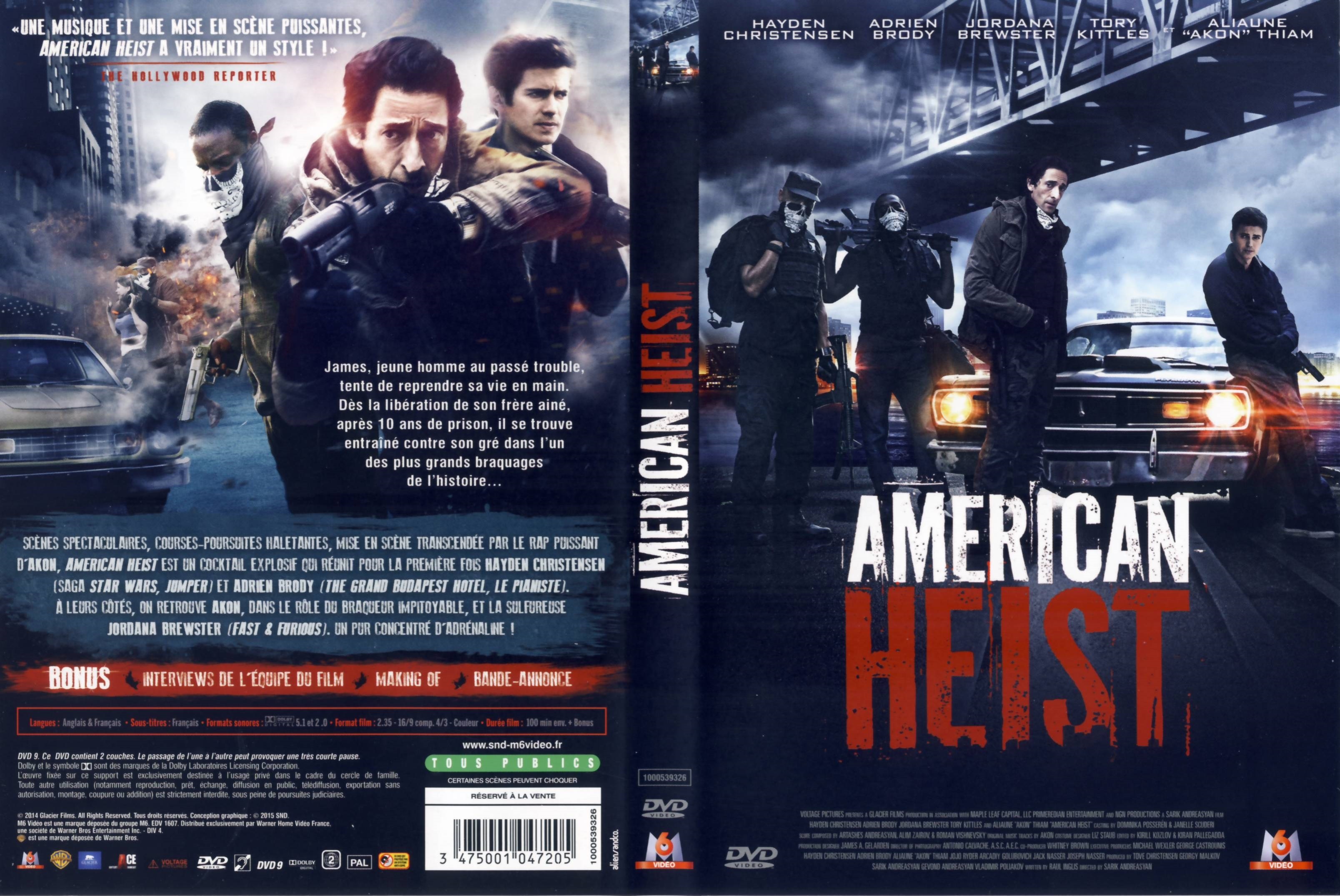 Jaquette DVD American Heist