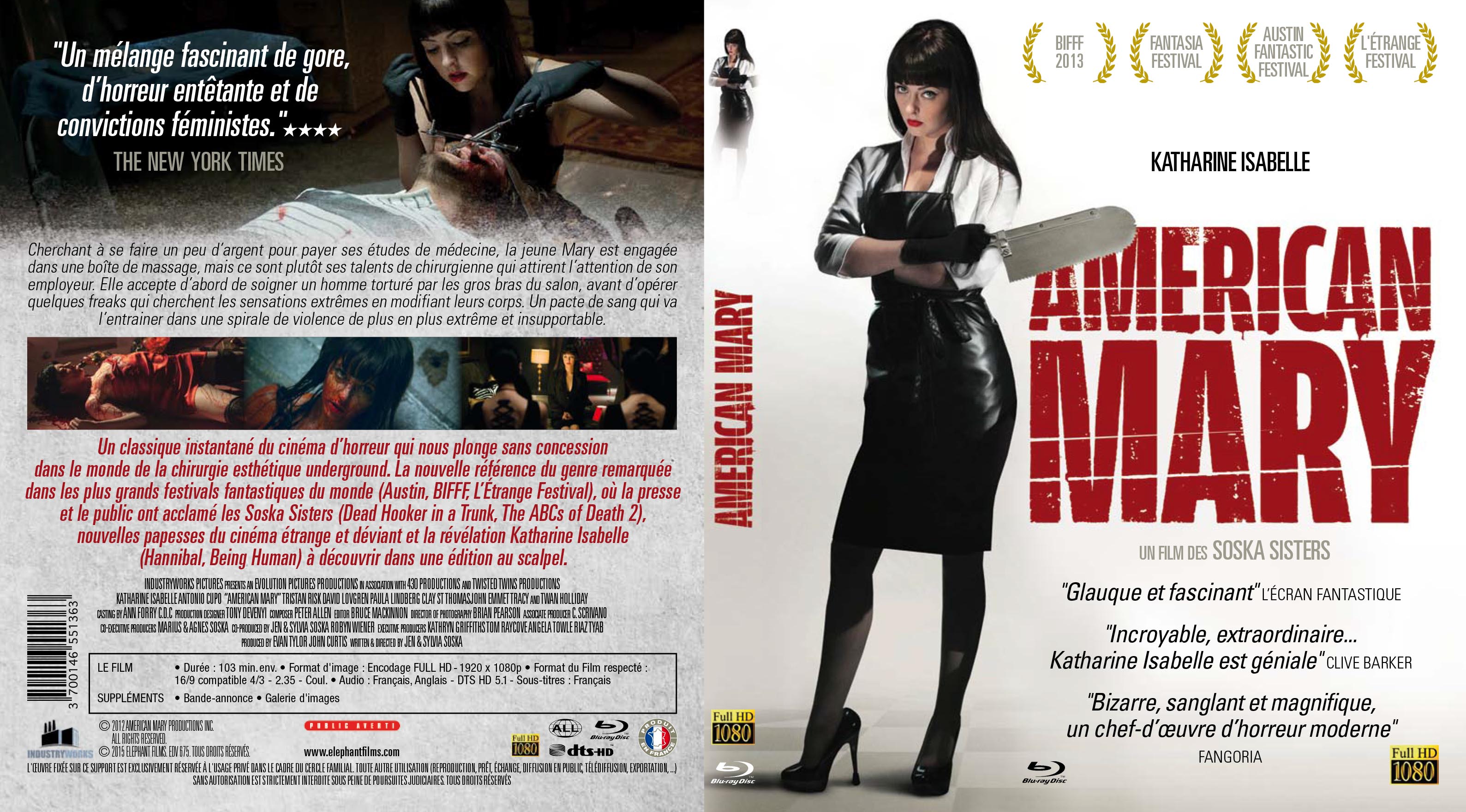 Jaquette DVD American Mary (BLU-RAY)