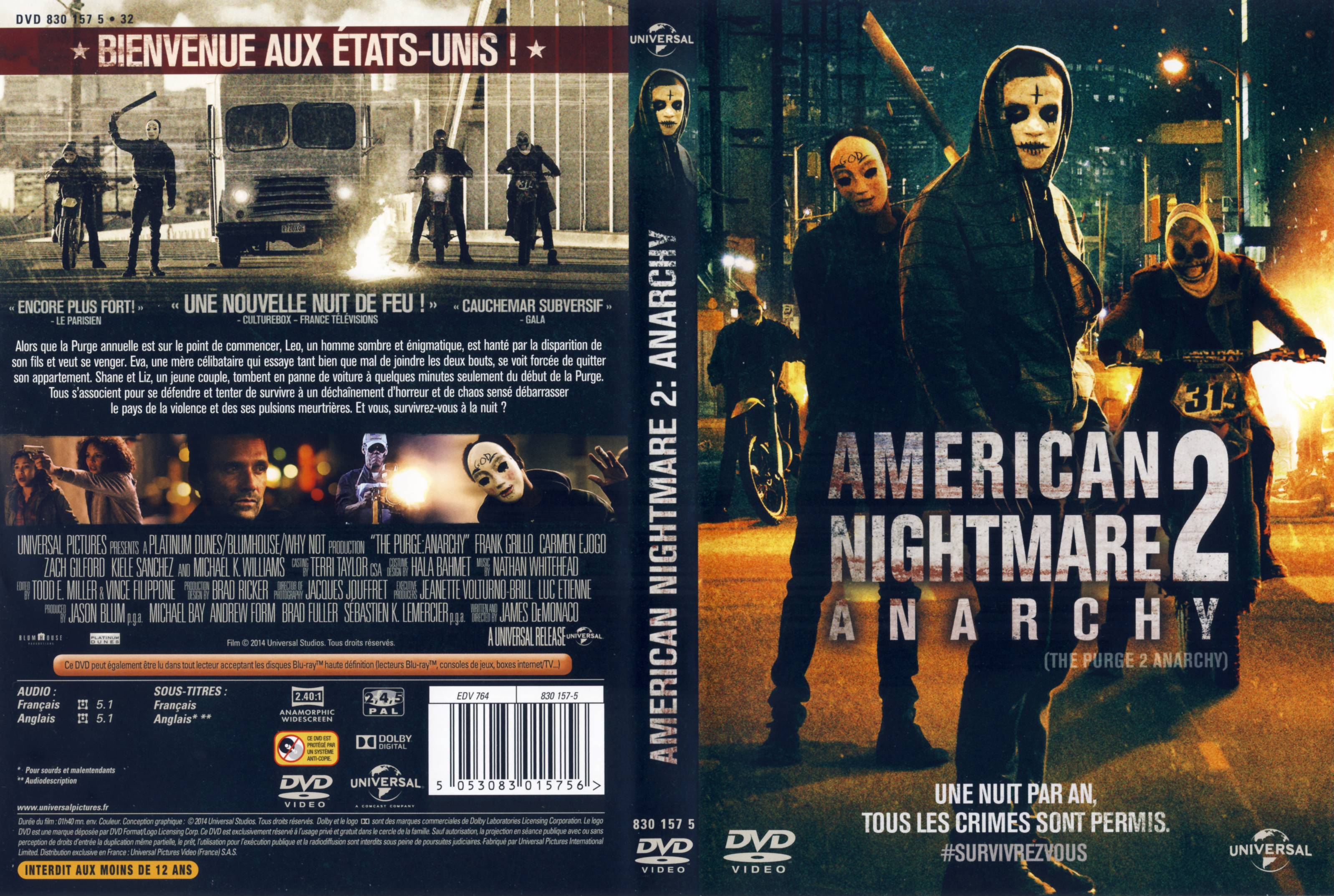 Jaquette DVD American Nightmare 2