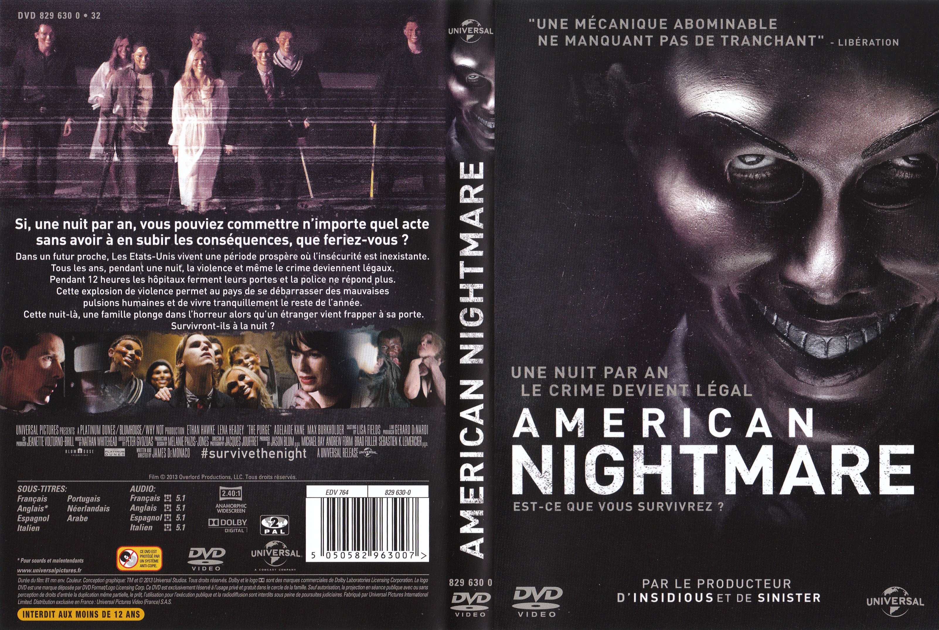 Jaquette DVD American Nightmare (2013)