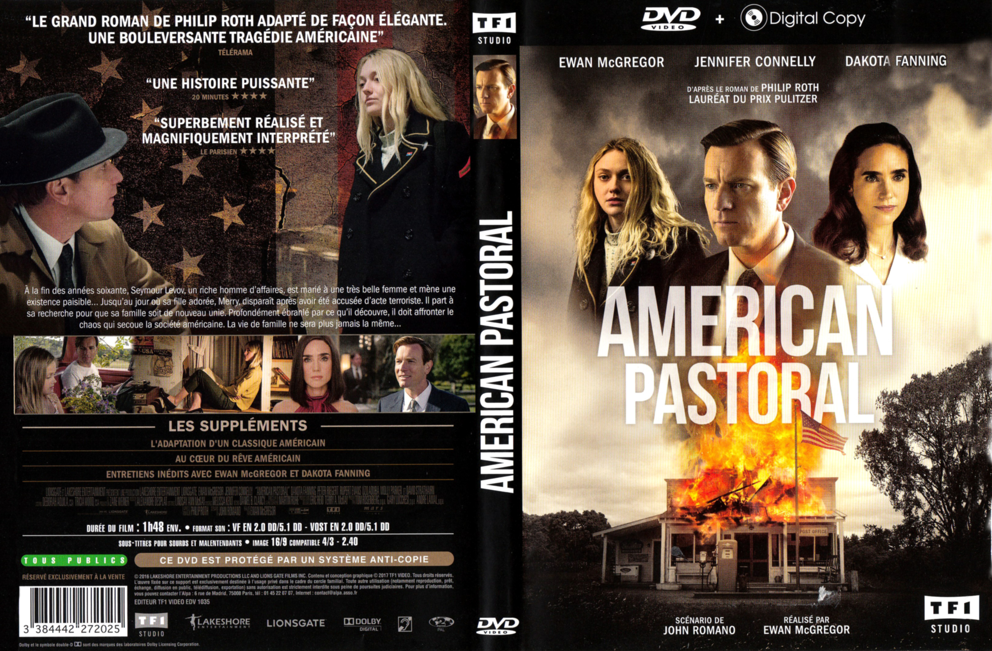Jaquette DVD American Pastoral
