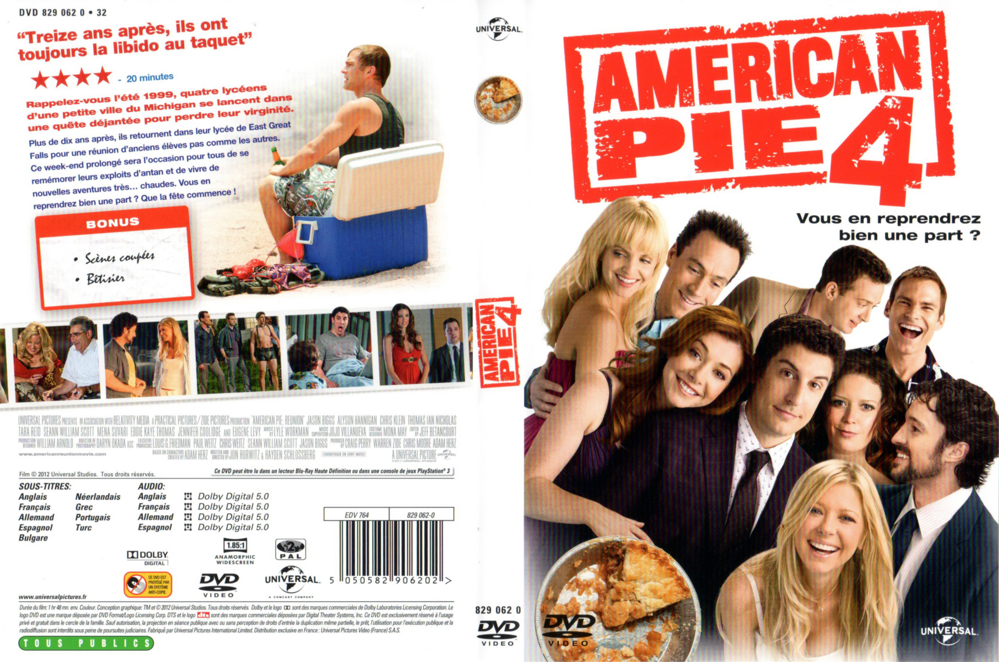 Jaquette DVD American Pie 4