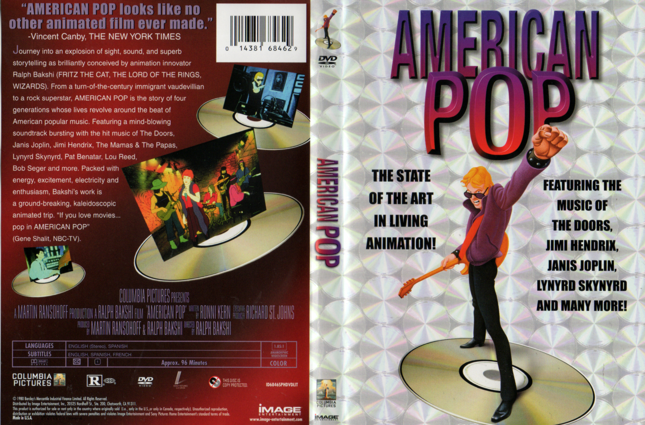 Jaquette DVD American Pop Zone 1