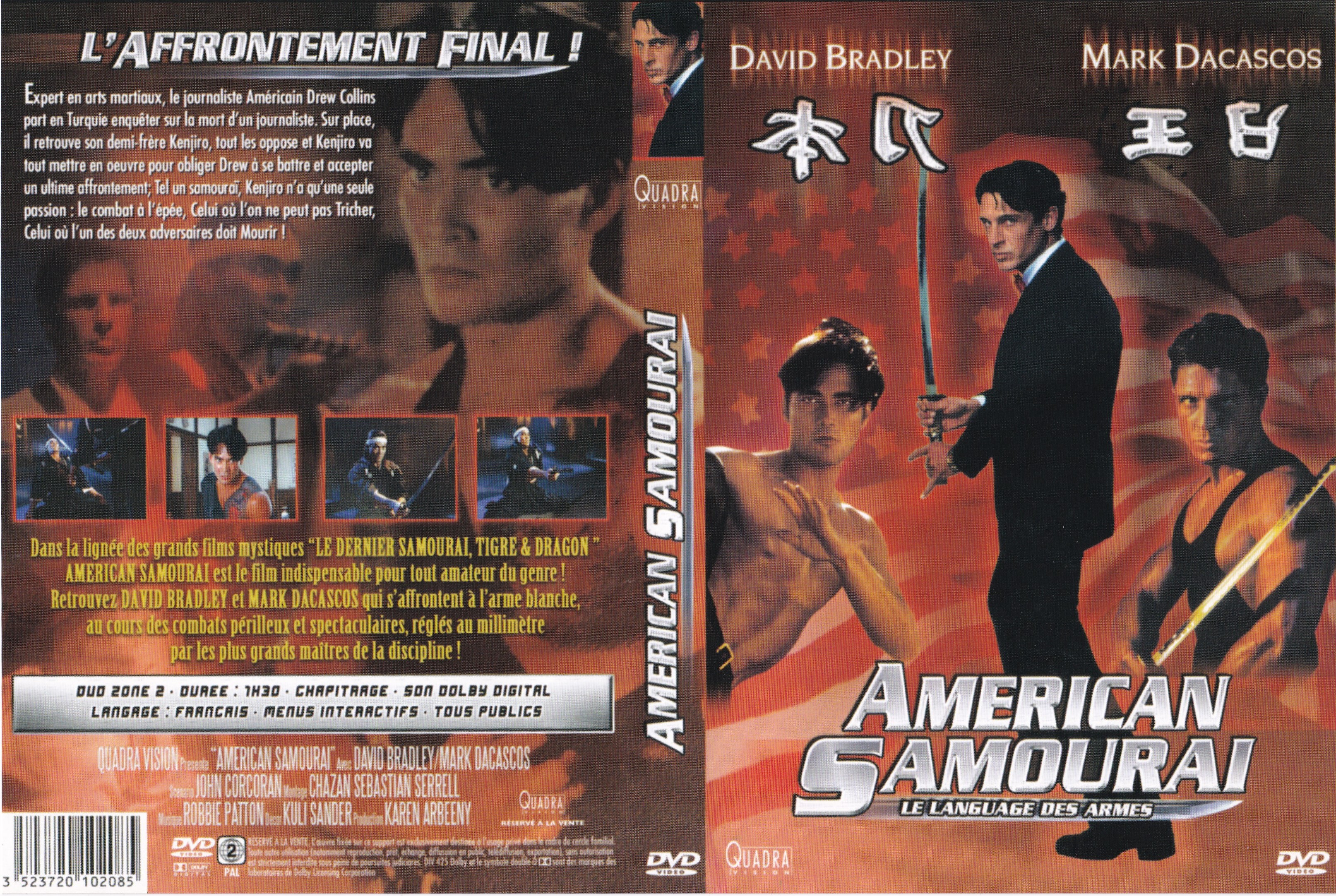 Jaquette DVD American Samourai v4
