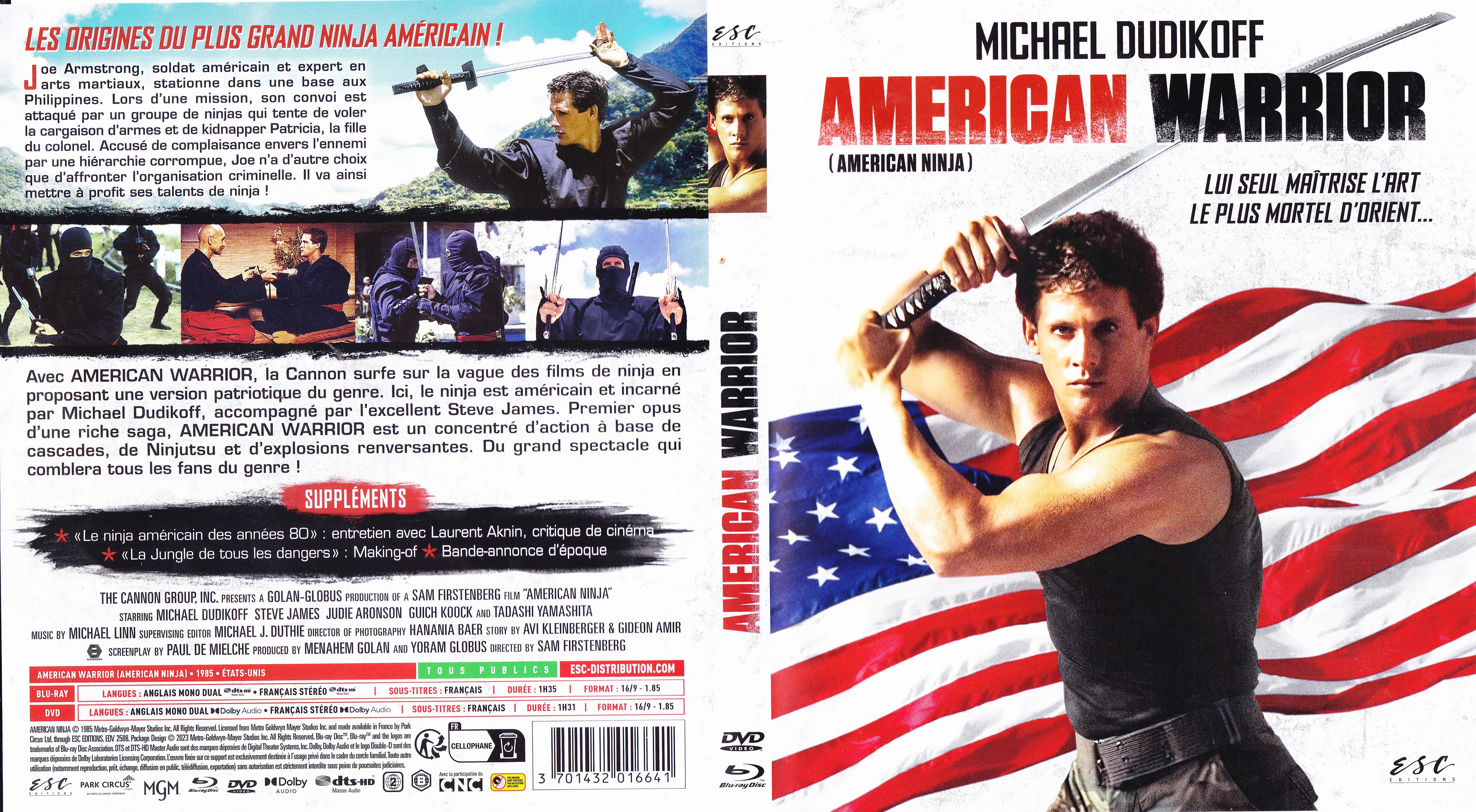 Jaquette DVD American Warrior (BLU-RAY)