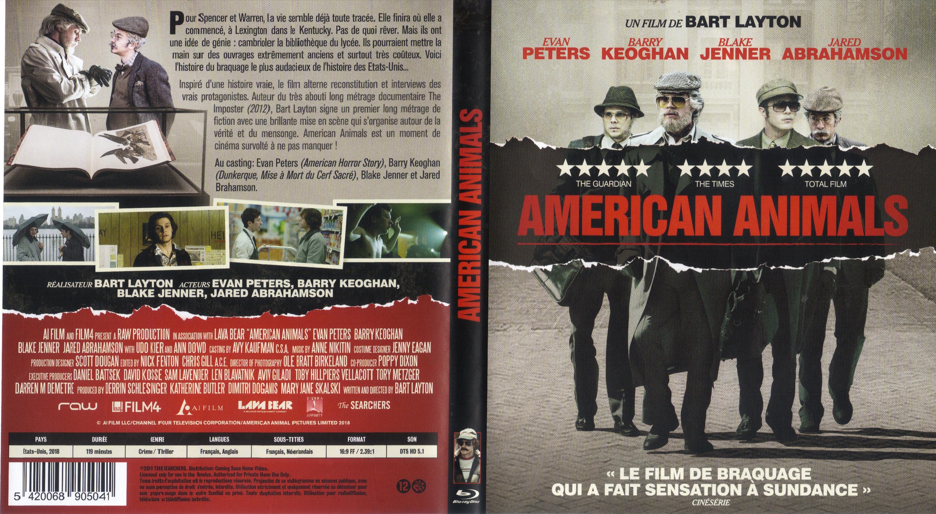 Jaquette DVD American animals (BLU-RAY)