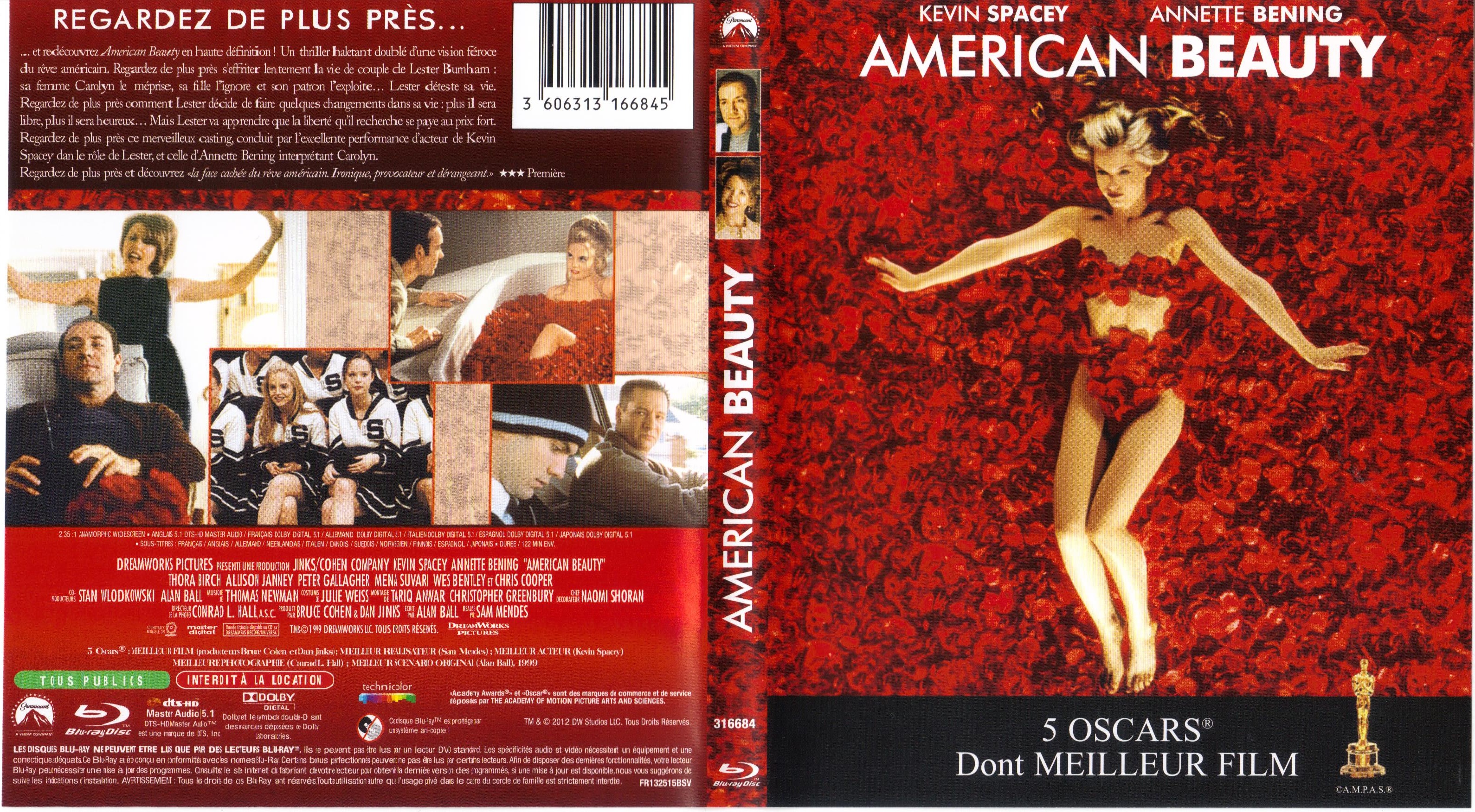 Jaquette DVD American beauty (BLU-RAY)