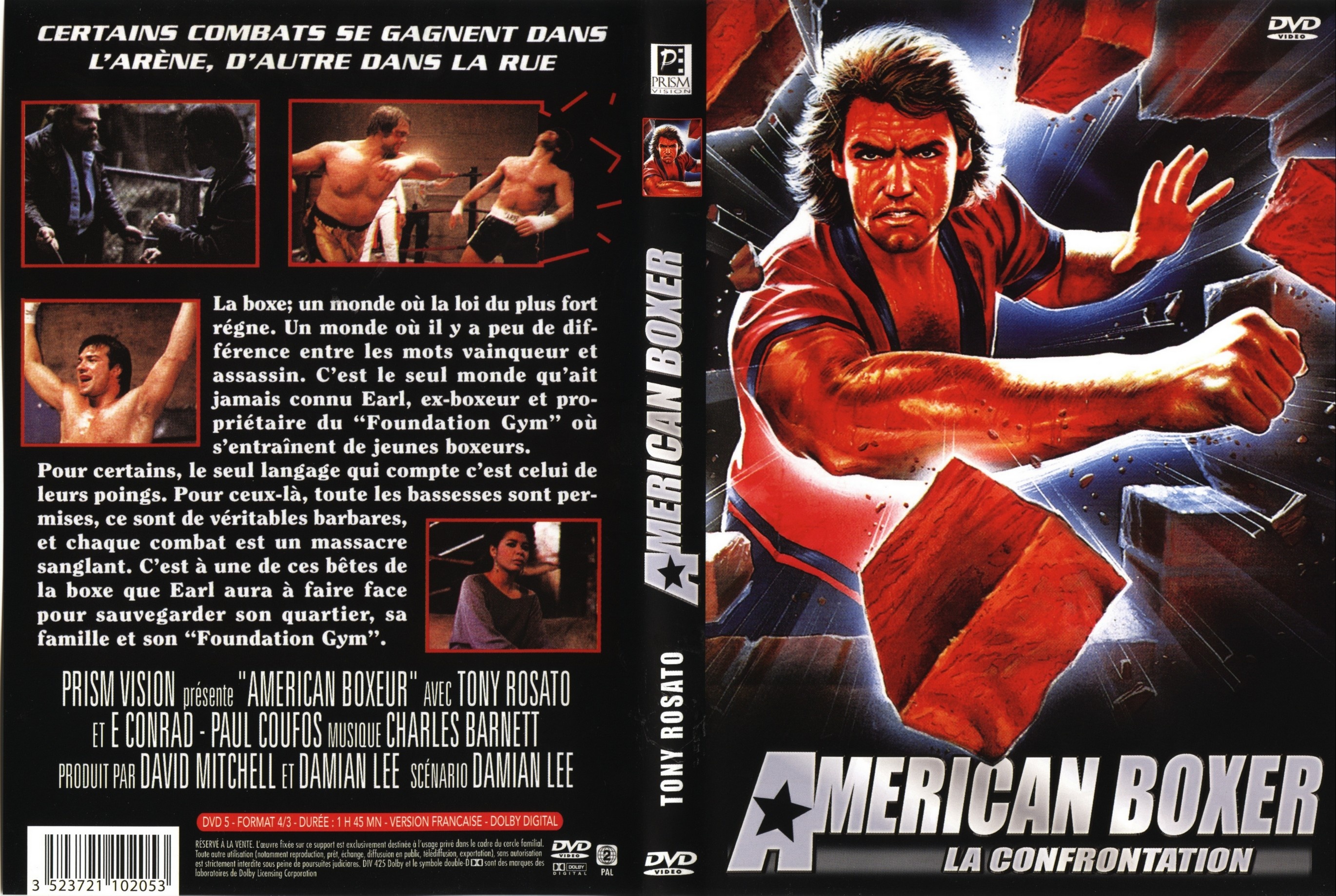 Jaquette DVD American boxer