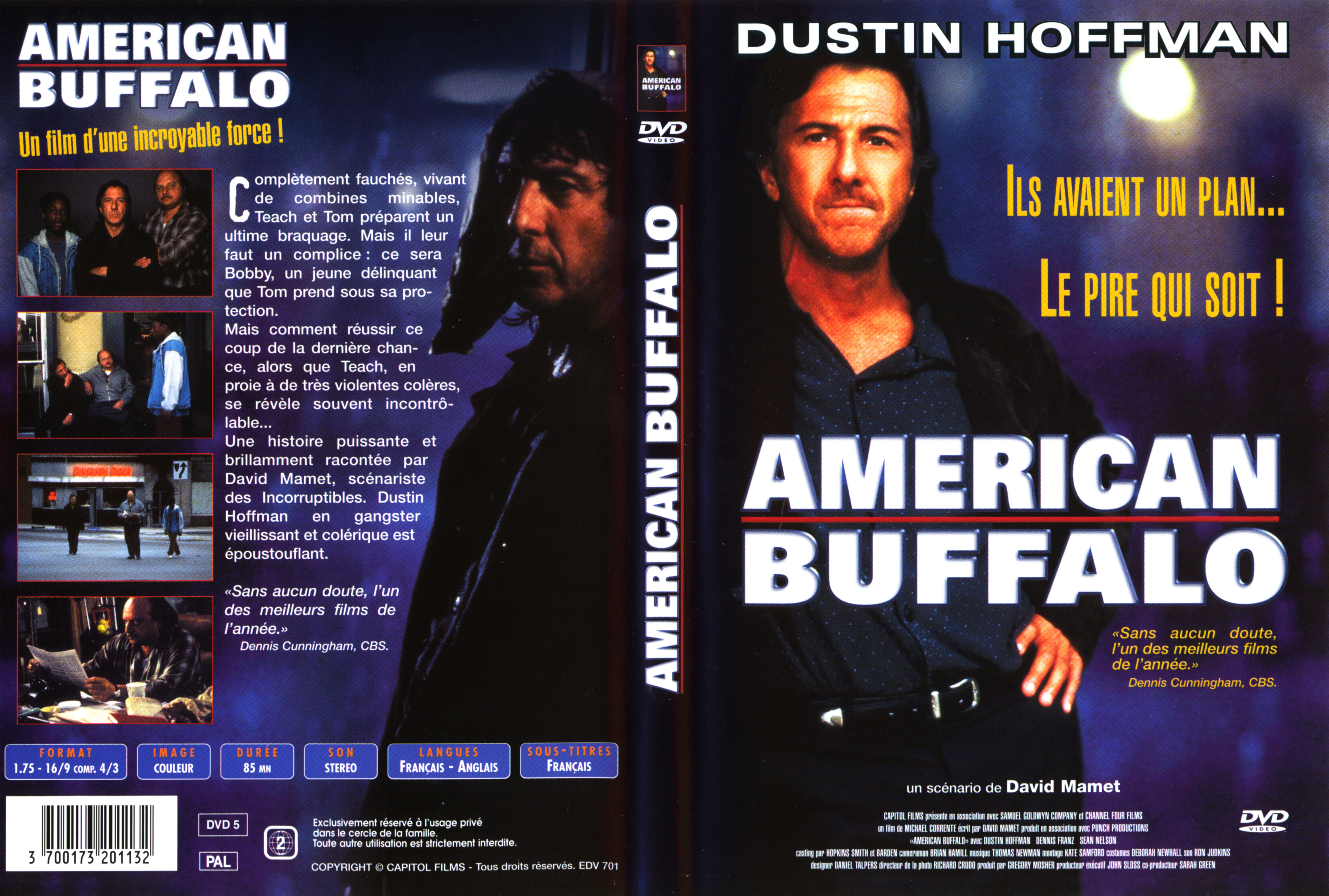Jaquette DVD American buffalo v2