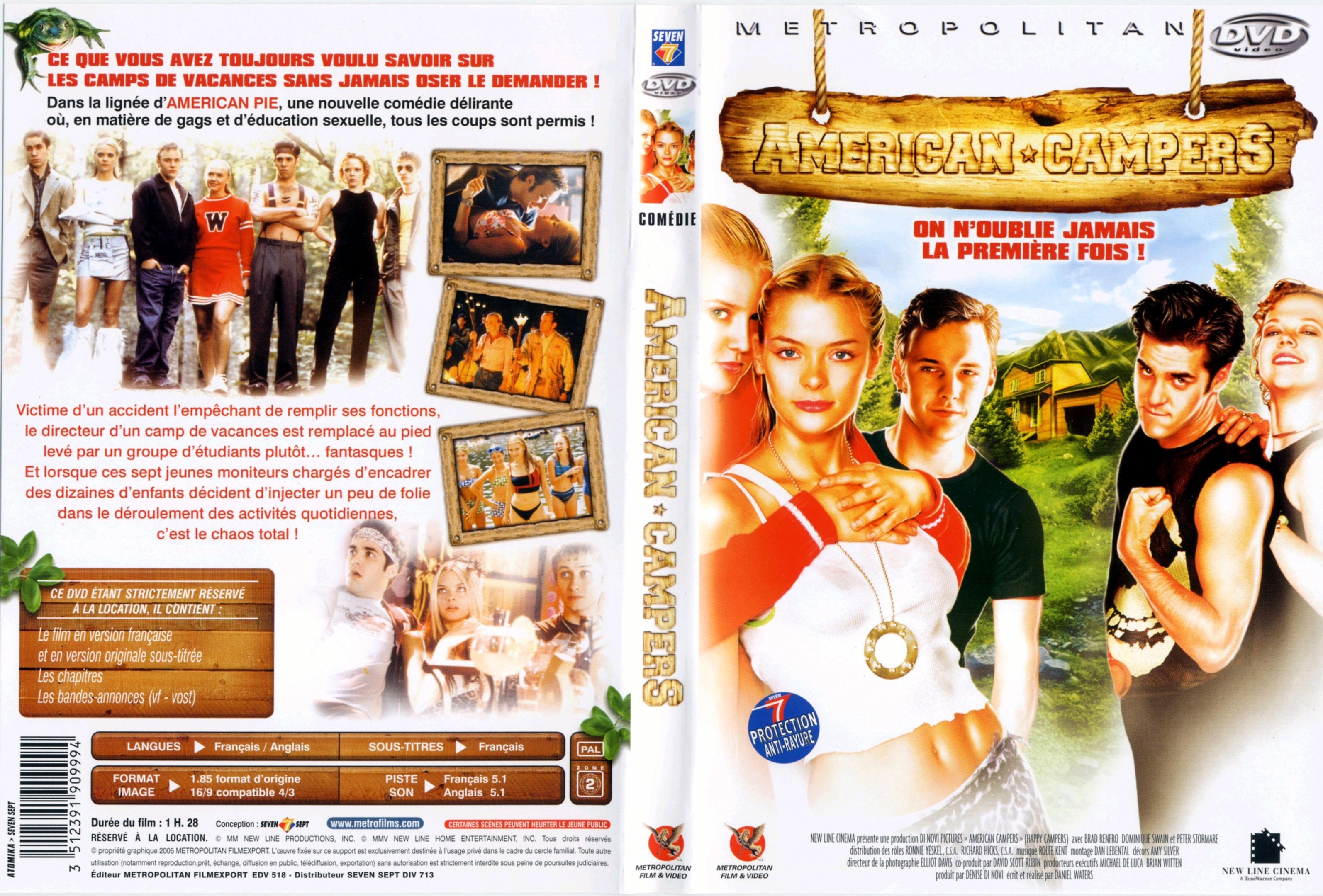 Jaquette DVD American campers