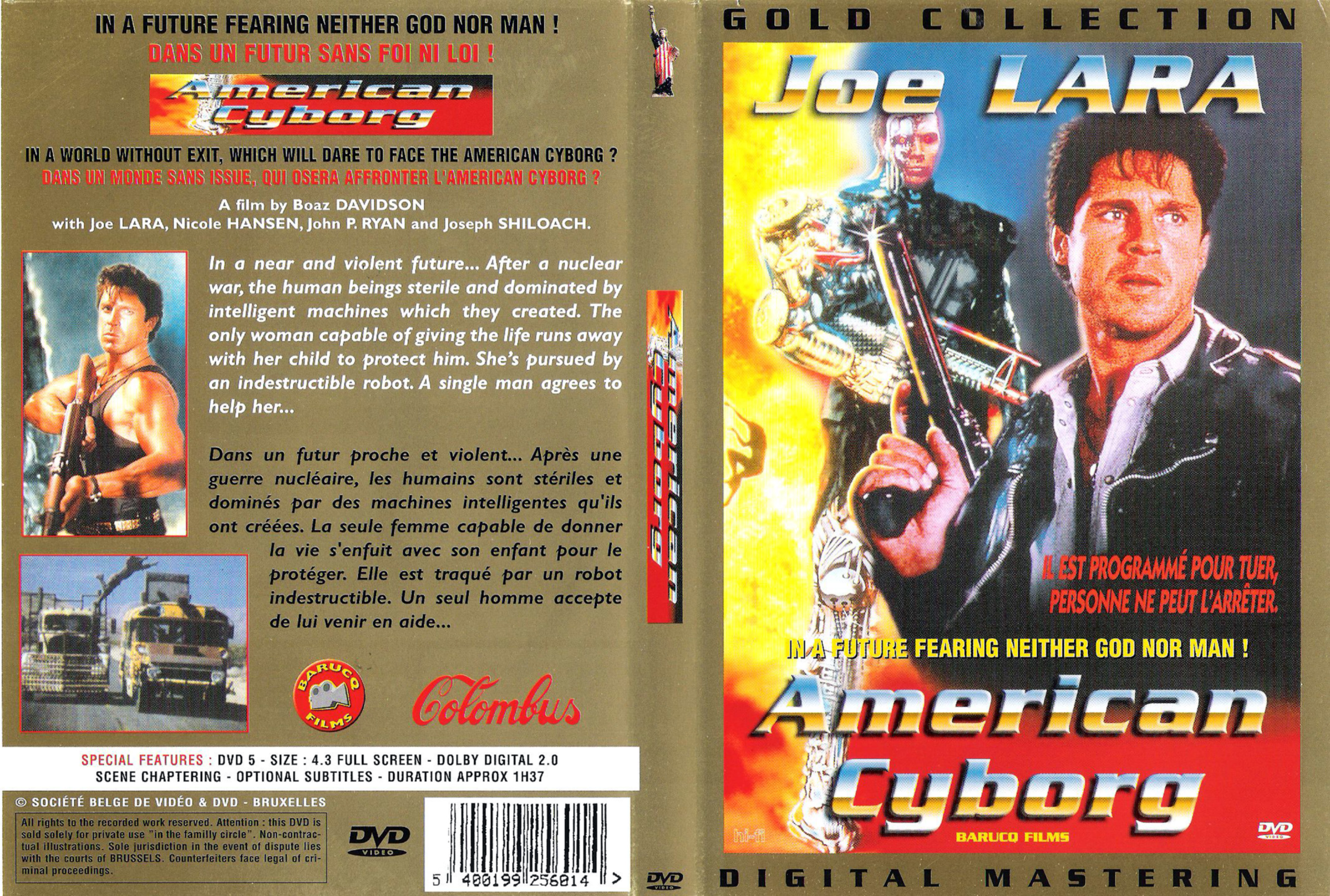 Jaquette DVD American cyborg v2