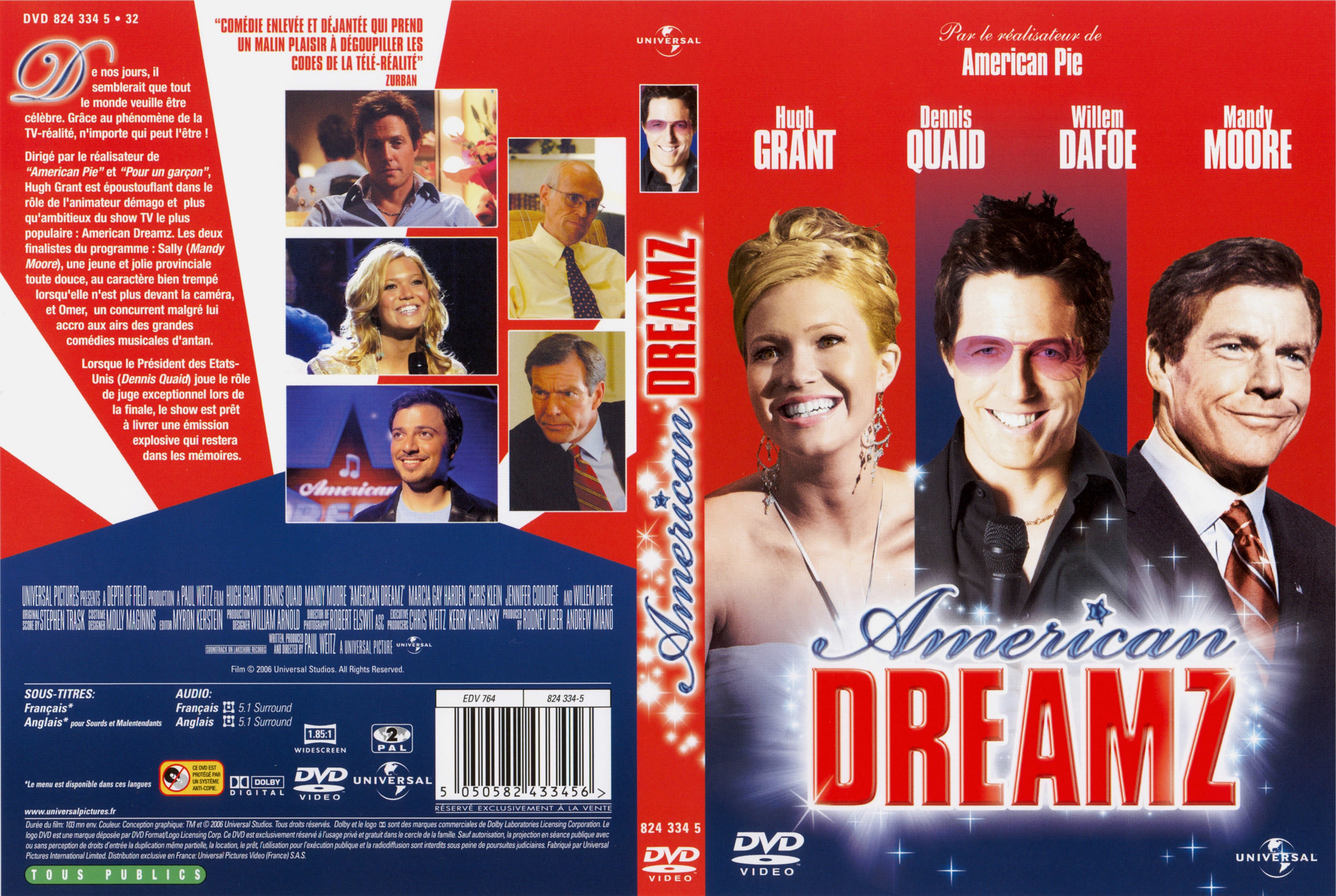Jaquette DVD American dreamz v2