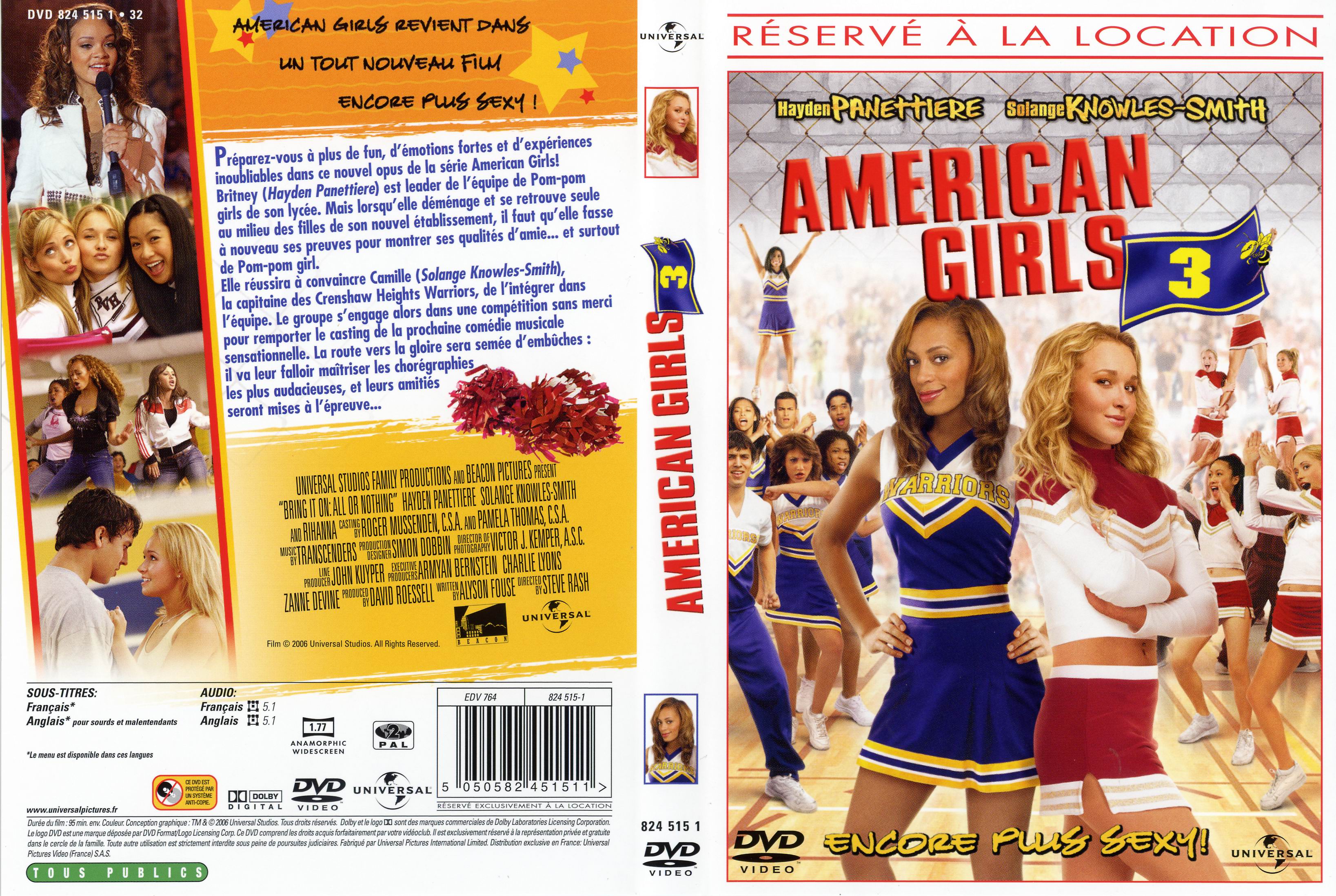 Jaquette DVD American girls 3
