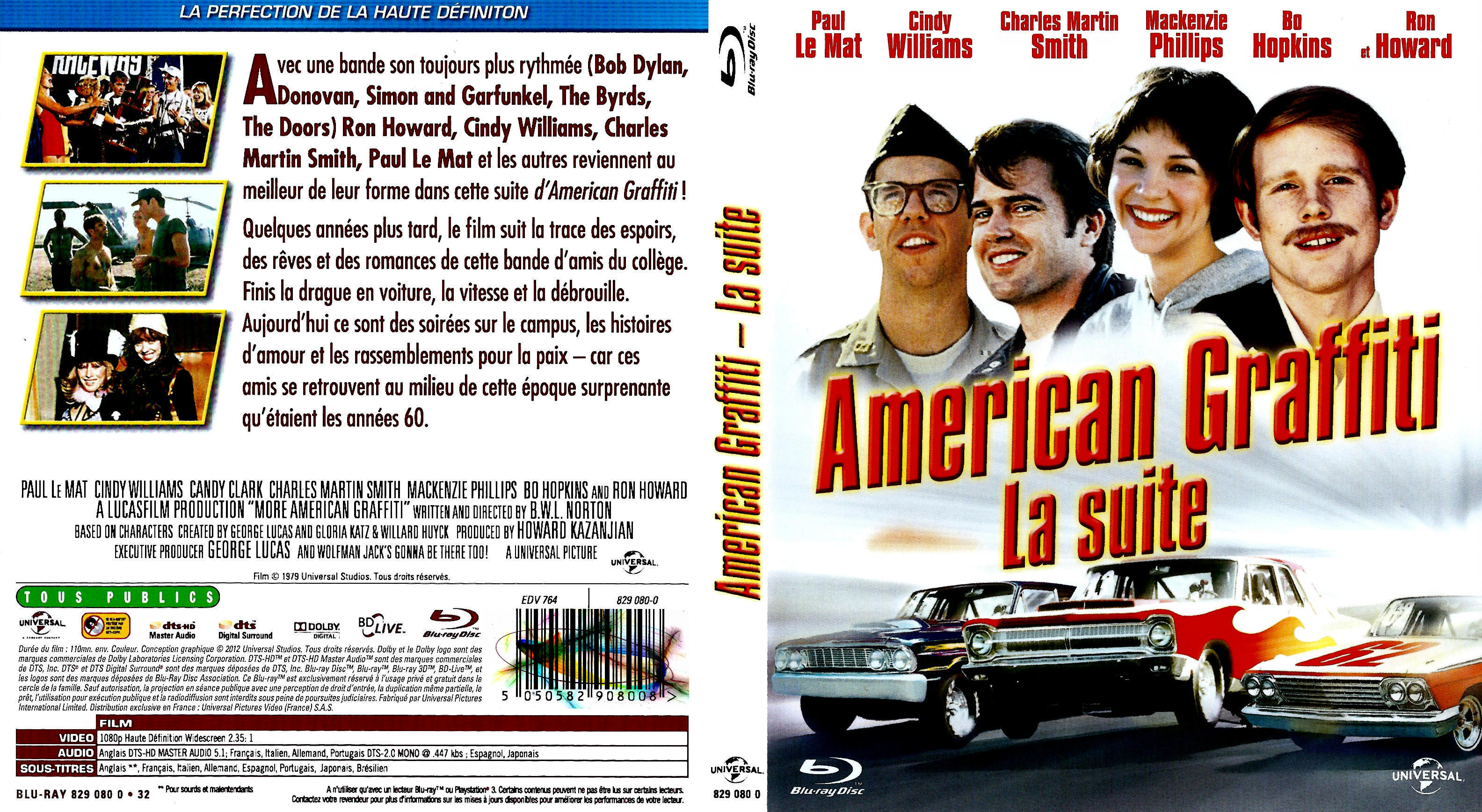 Jaquette DVD American graffiti la suite (BLU-RAY)