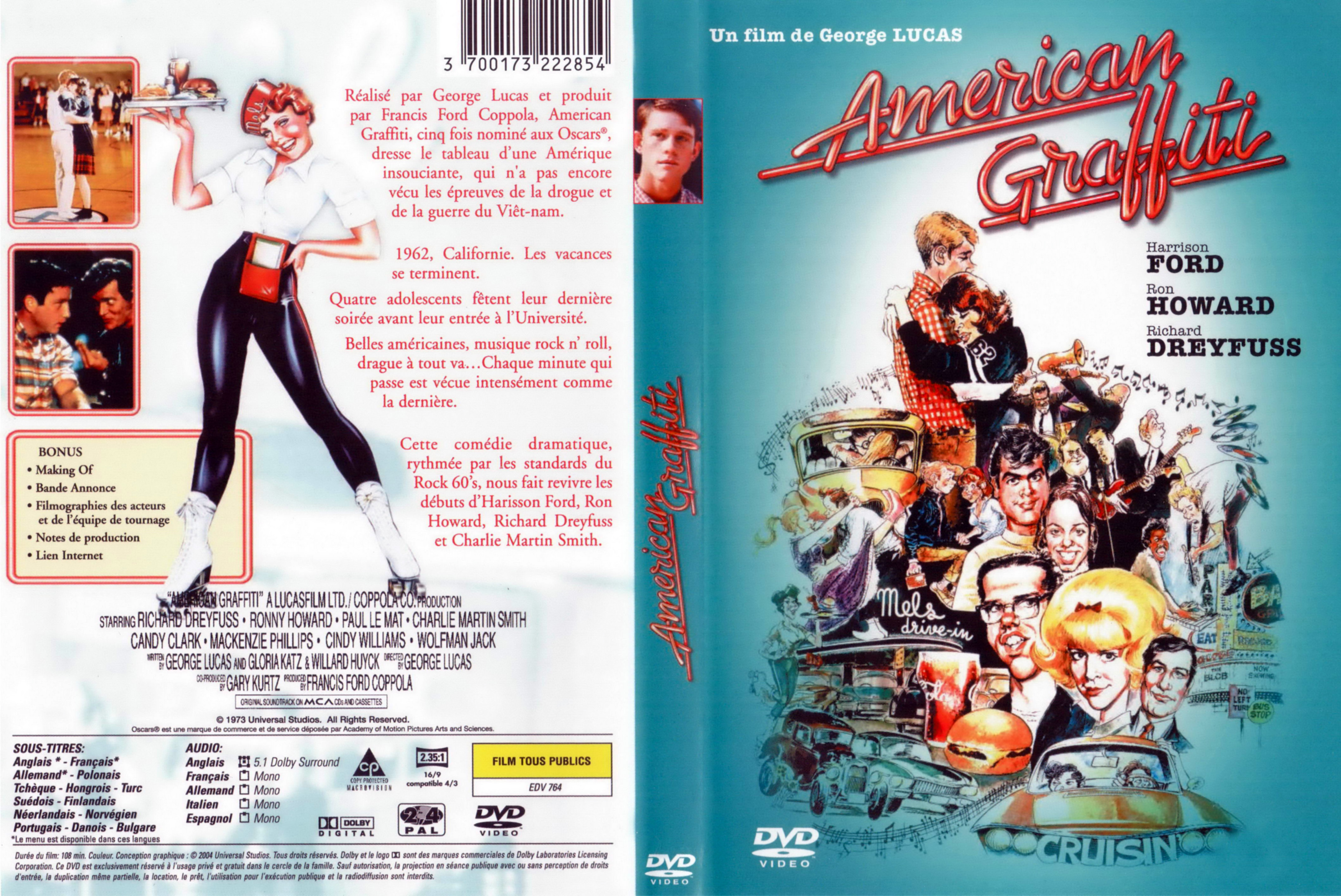 Jaquette DVD American graffiti v2