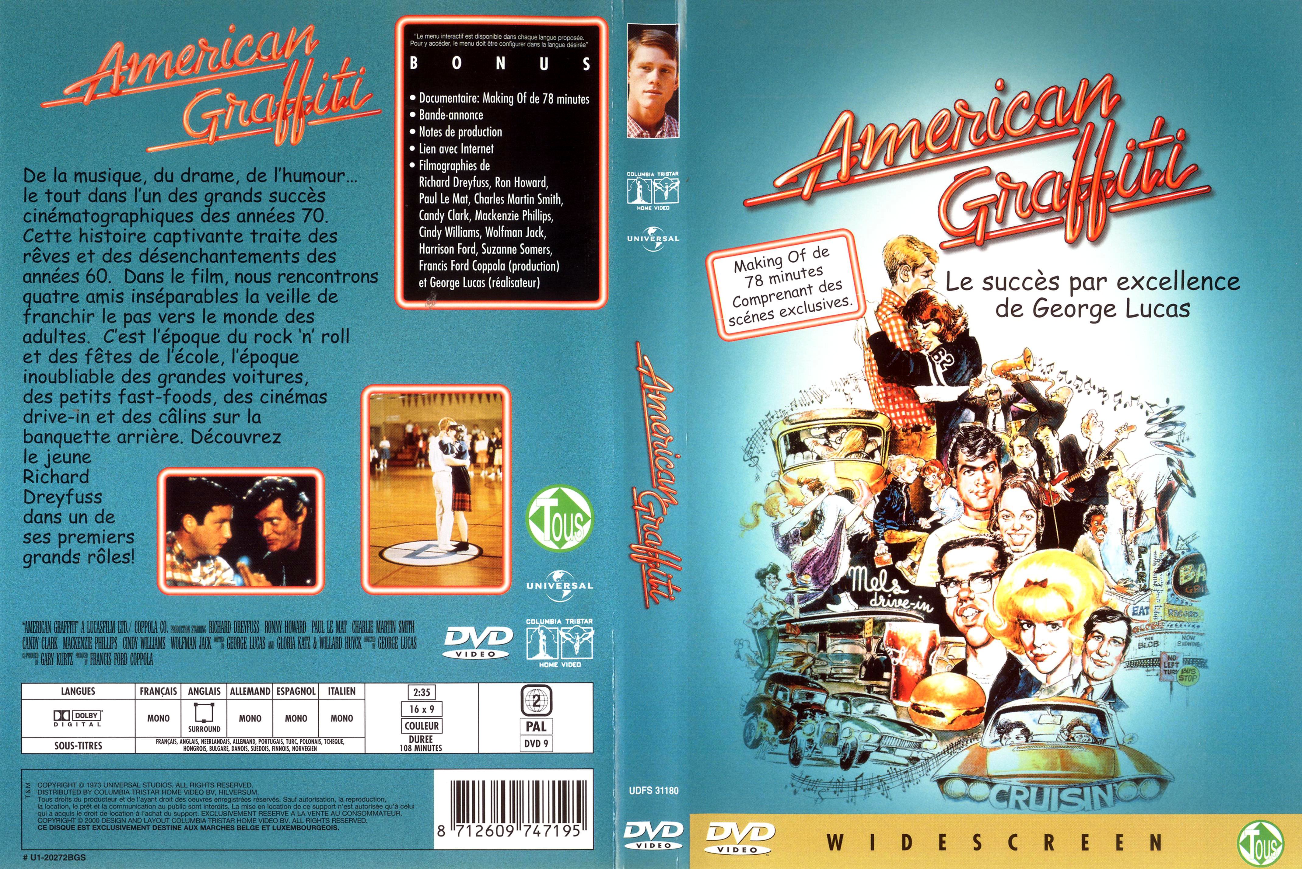 Jaquette DVD American graffiti v3