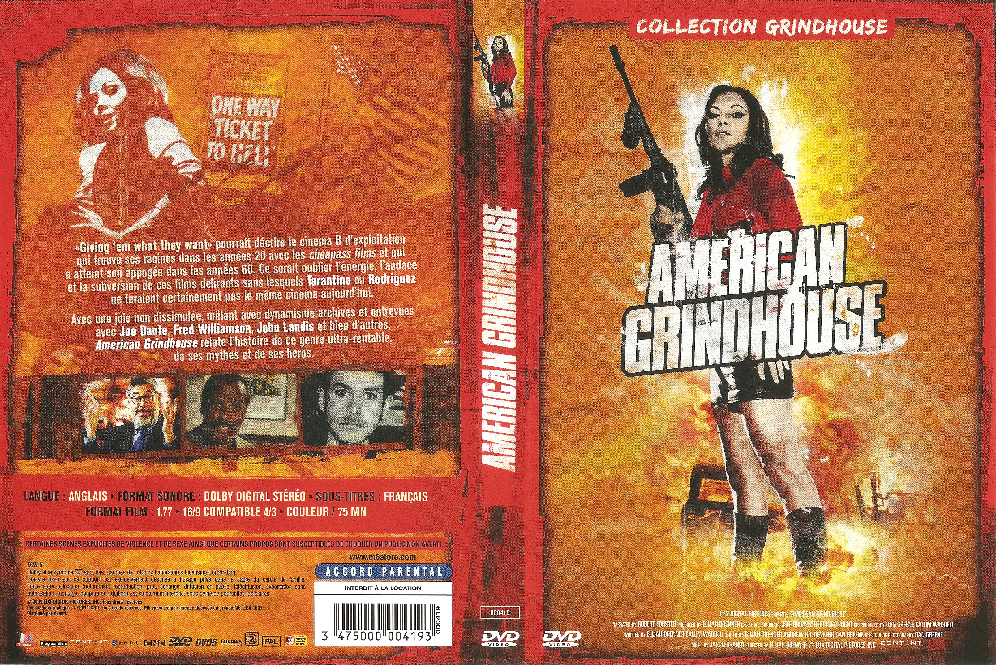 Jaquette DVD American grindhouse