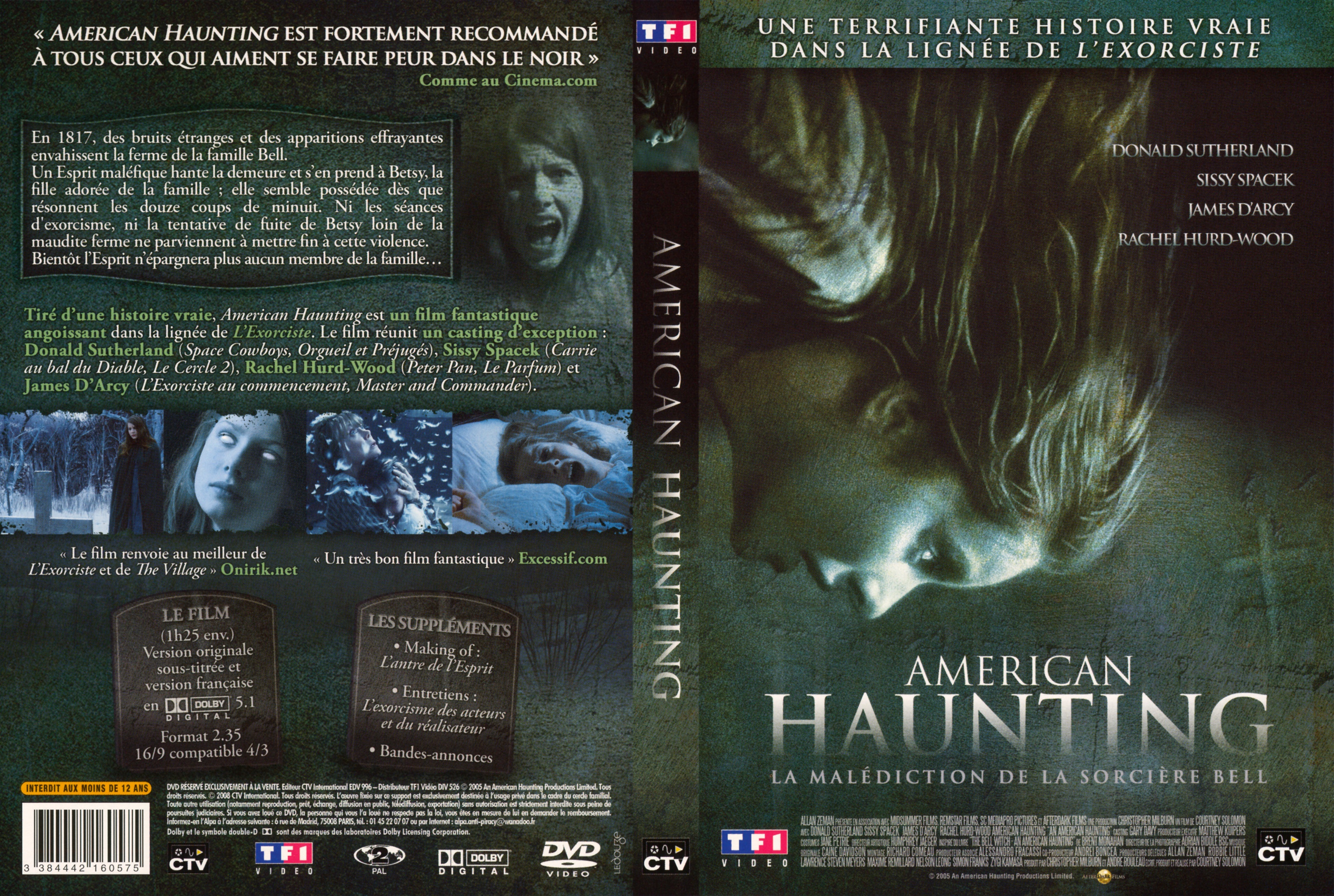 Jaquette DVD American haunting v2
