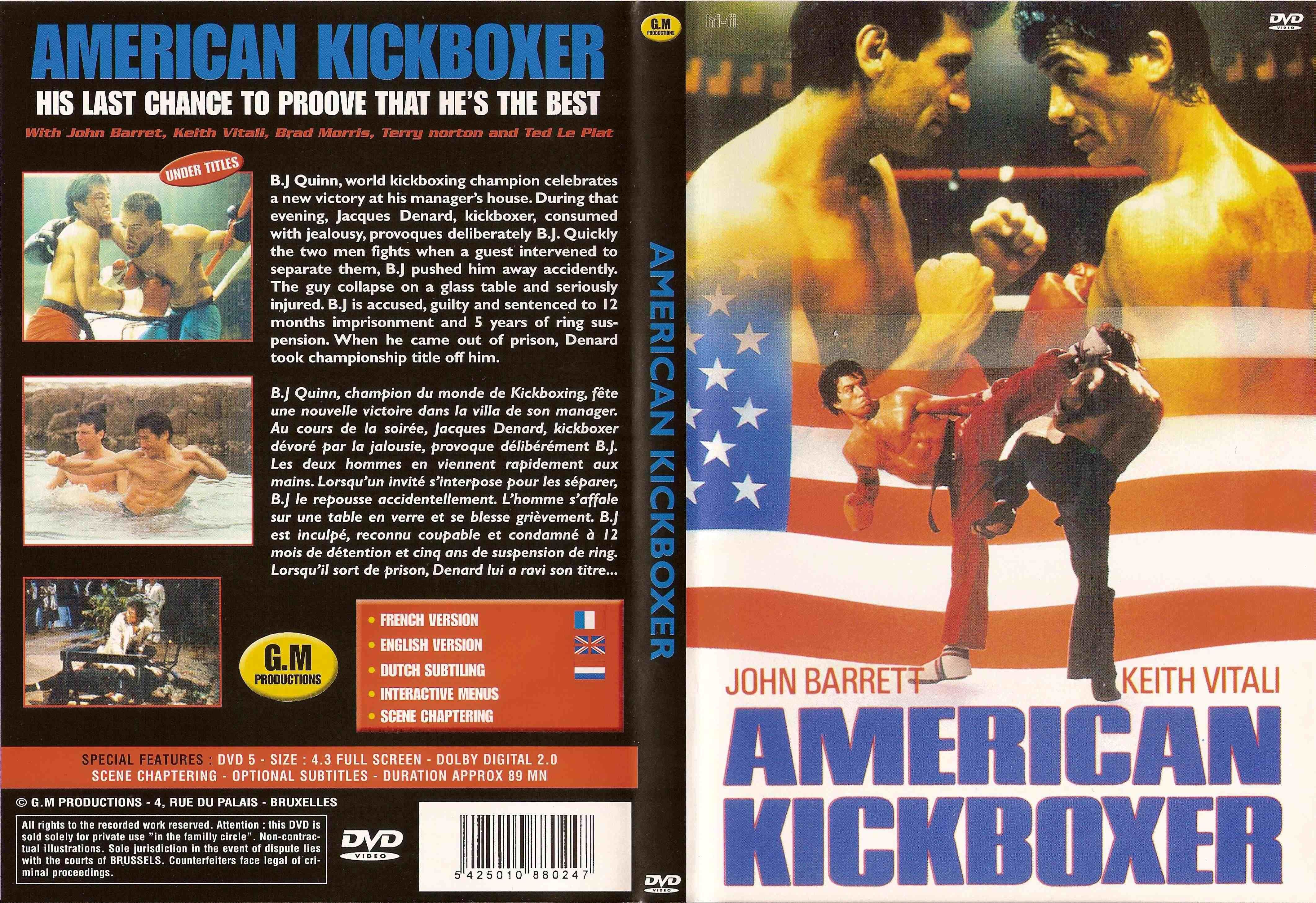Jaquette DVD American kickboxer