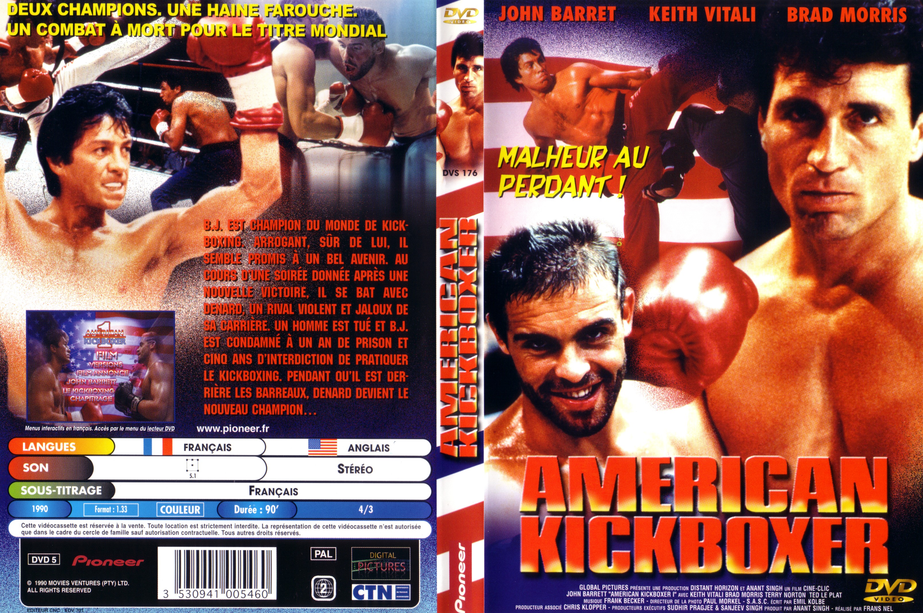 Jaquette DVD American kickboxer v2