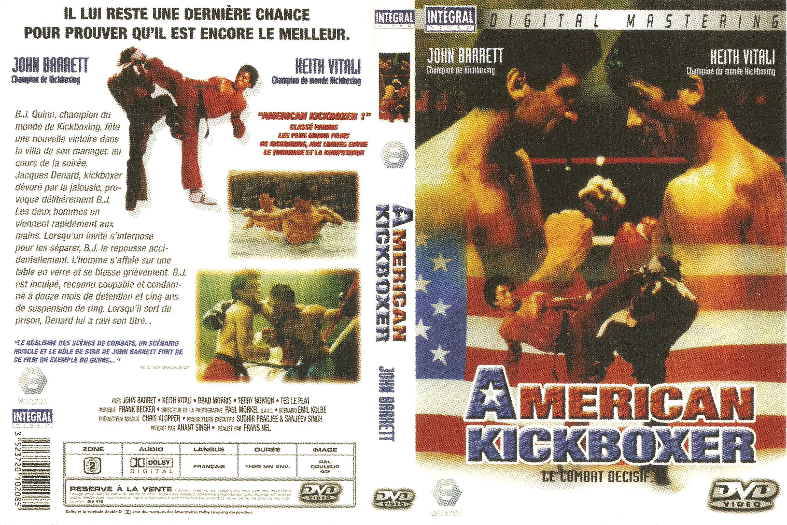 Jaquette DVD American kickboxer v3
