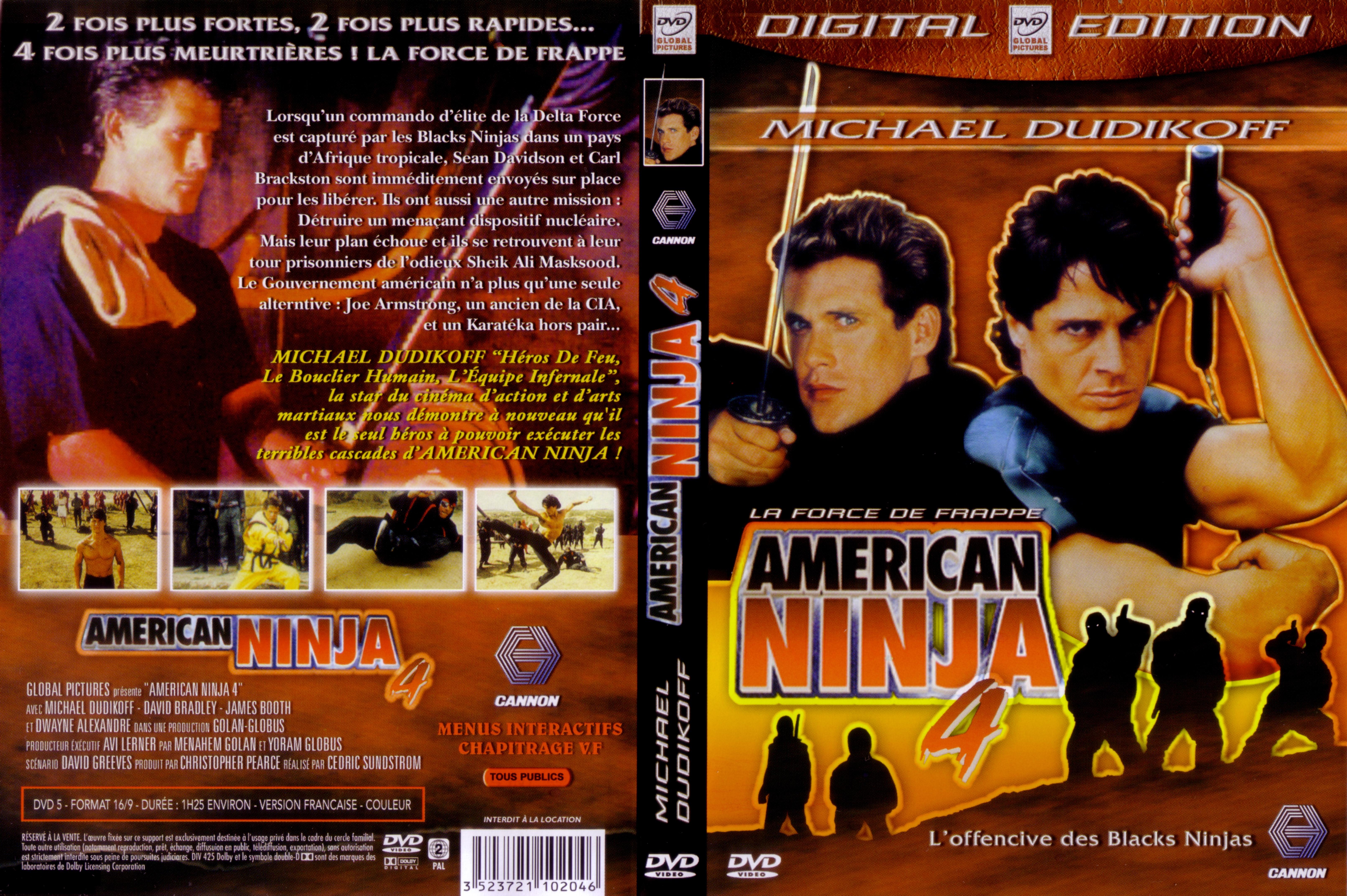 Jaquette DVD American ninja 4