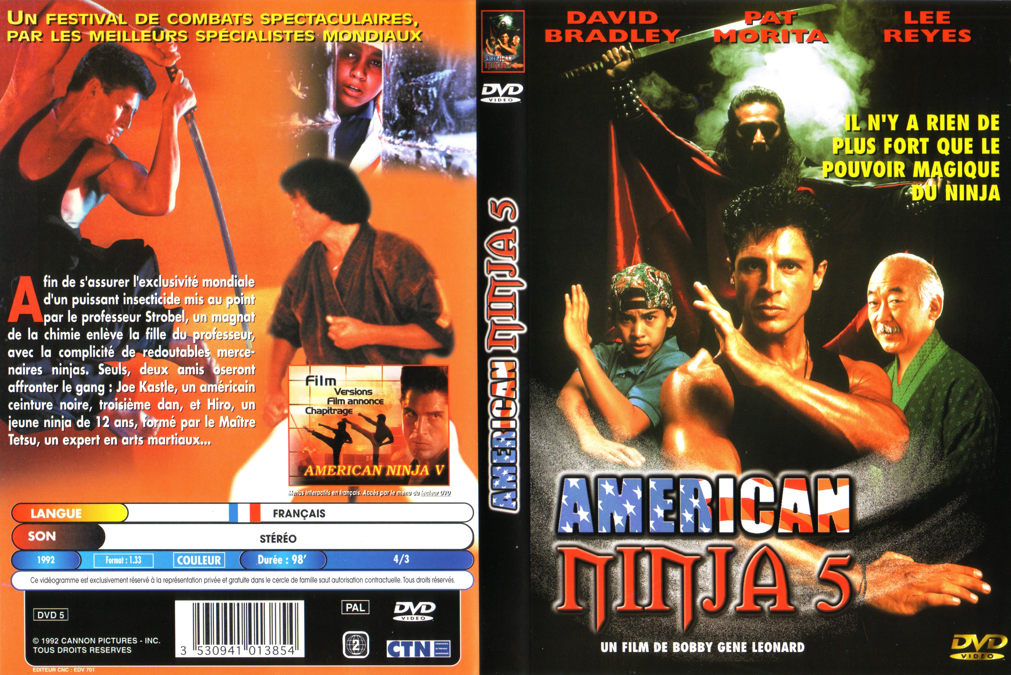 Jaquette DVD American ninja 5